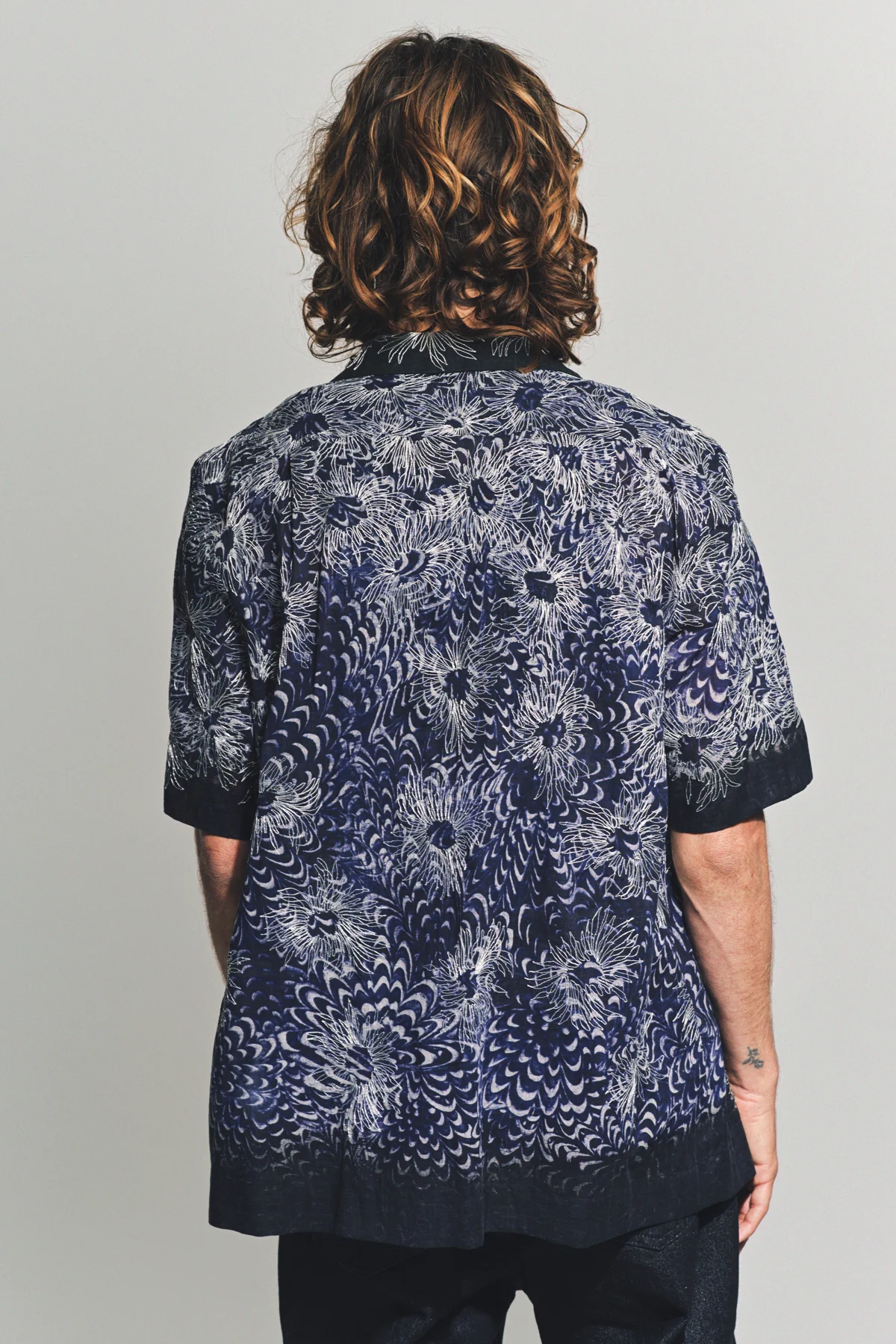 DRIES VAN NOTEN | EMBROIDERED SHORT SLEEVE SHIRT - Image 4