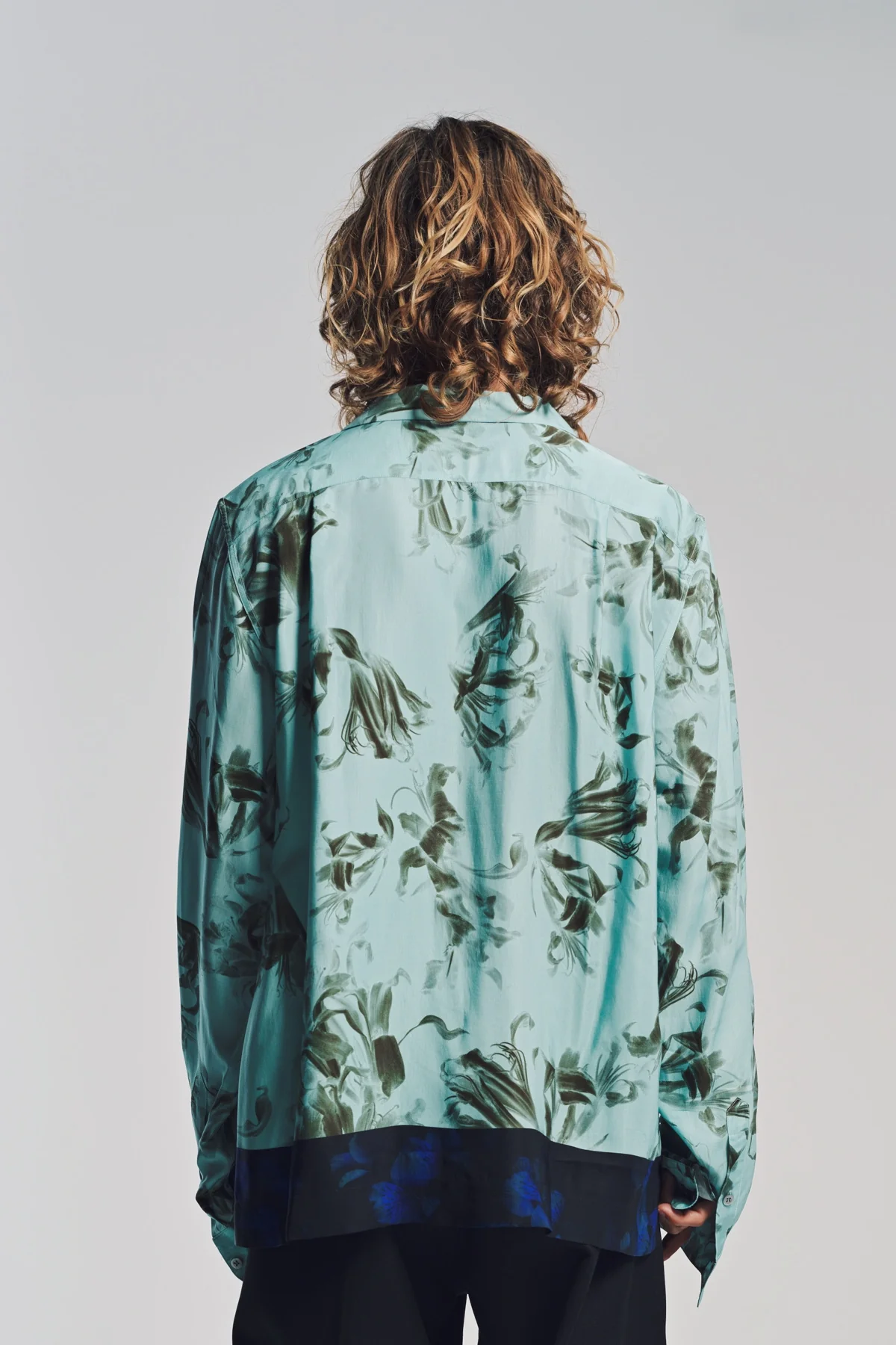 DRIES VAN NOTEN | FLOWER BORDER LONG SLEEVE SHIRT - Image 4