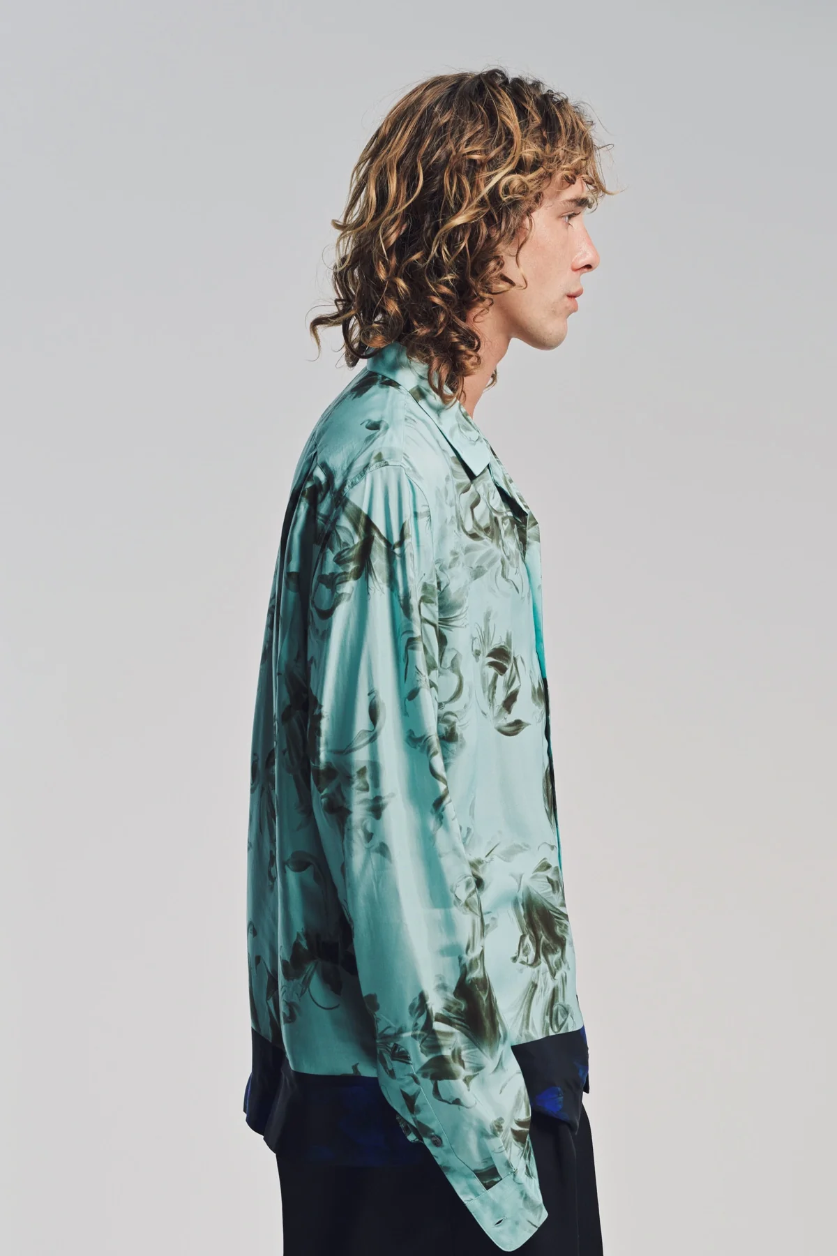 DRIES VAN NOTEN | FLOWER BORDER LONG SLEEVE SHIRT - Image 5