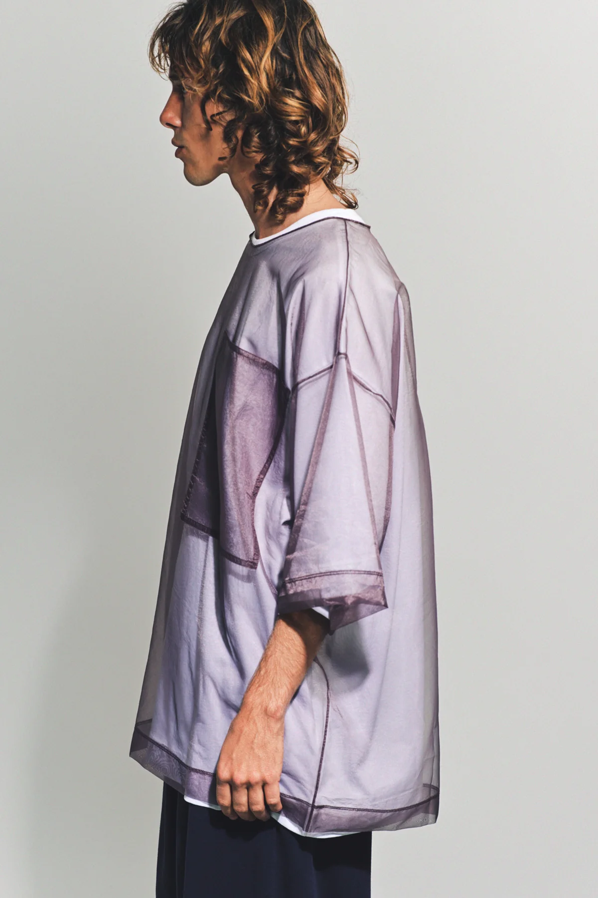 DRIES VAN NOTEN | HEATON LAYERED SHORT SLEEVE TEE - Image 3
