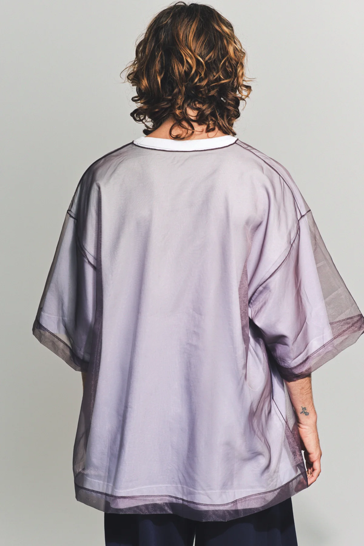DRIES VAN NOTEN | HEATON LAYERED SHORT SLEEVE TEE - Image 4