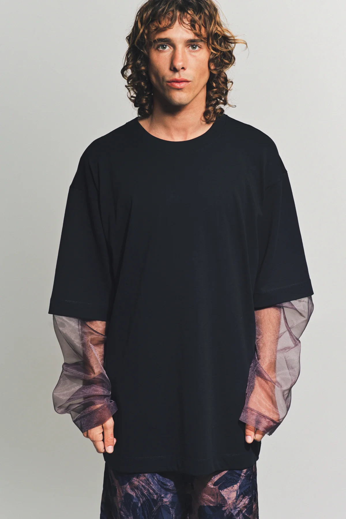 DRIES VAN NOTEN | HEMAL LAYERED LONG SLEEVE TEE - Image 3