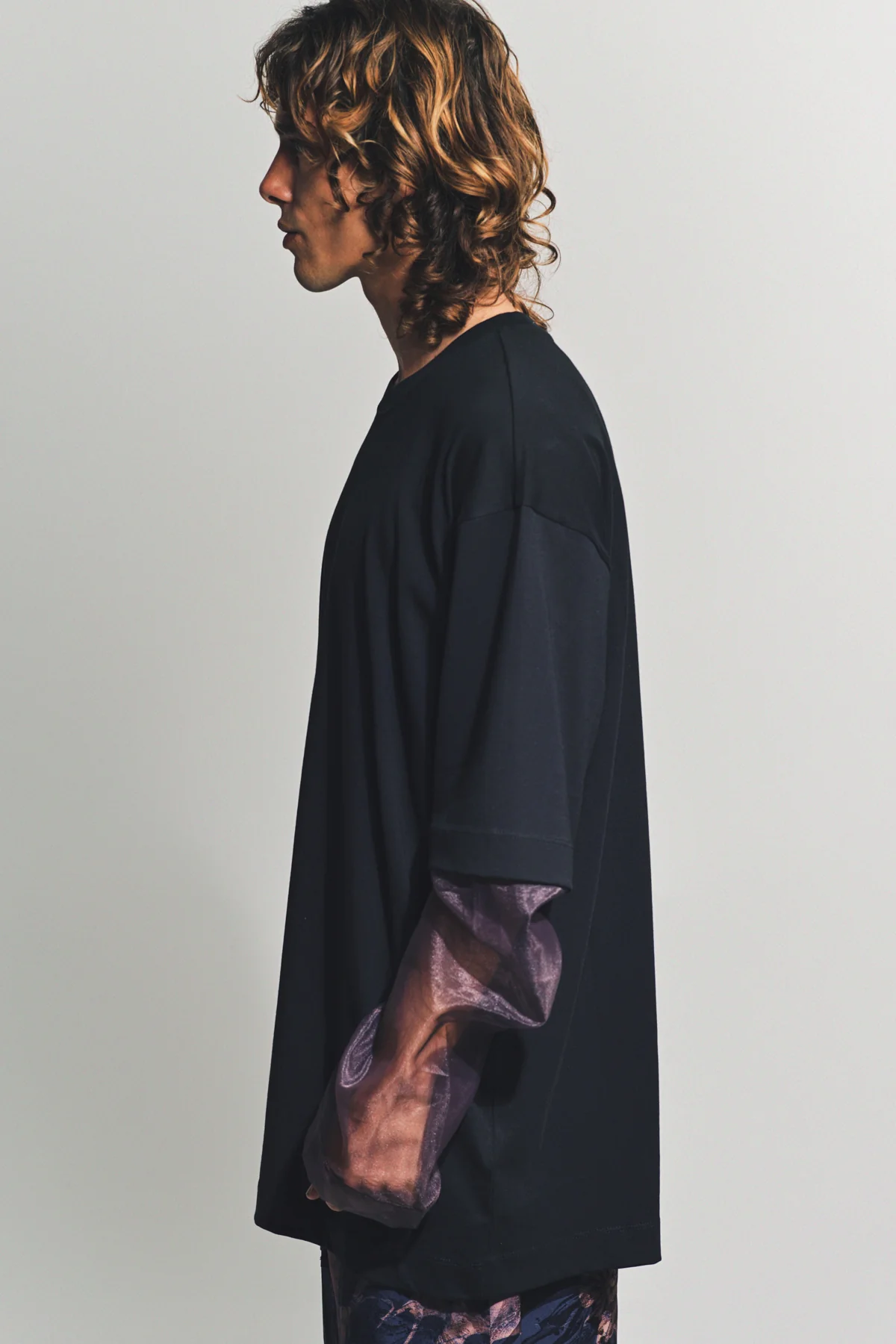 DRIES VAN NOTEN | HEMAL LAYERED LONG SLEEVE TEE - Image 4