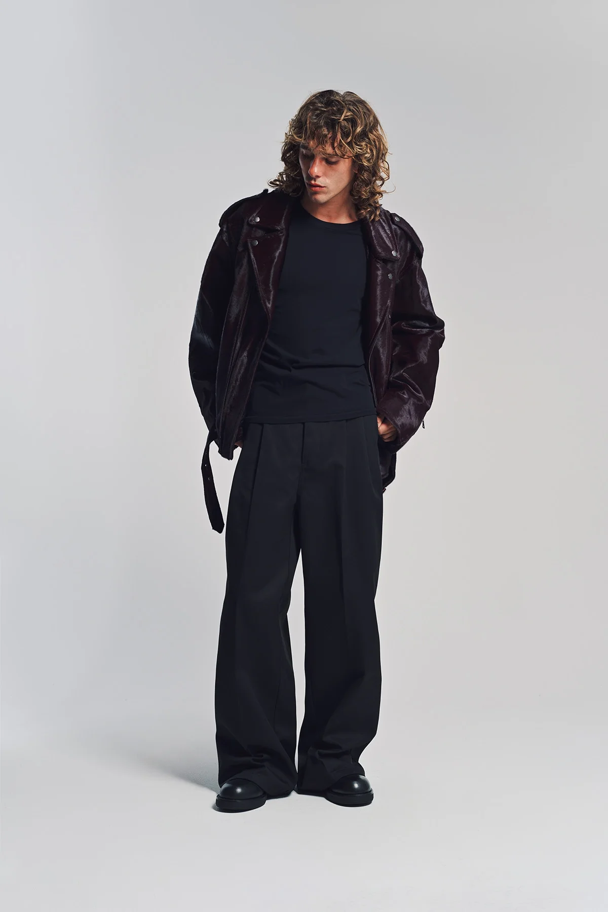 DRIES VAN NOTEN | LEATHER BIKER JACKET