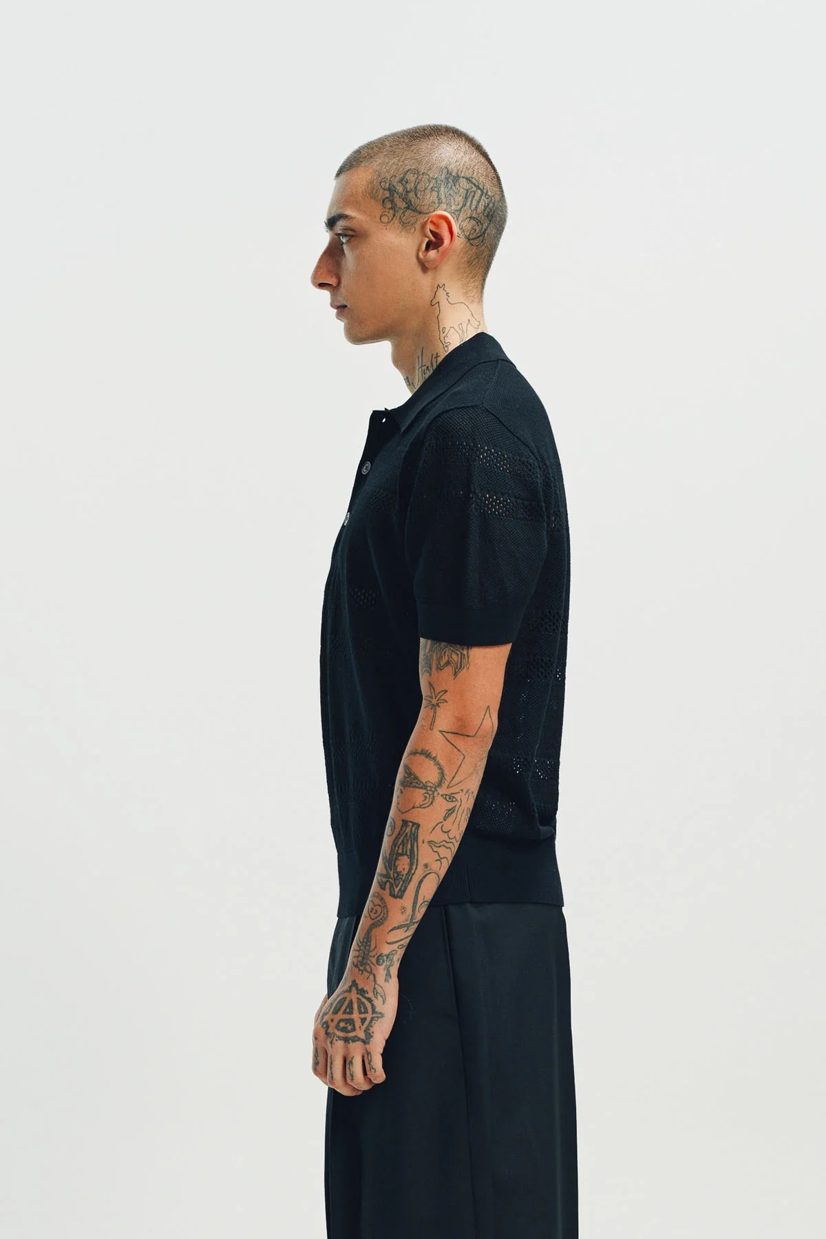 DRIES VAN NOTEN | MESH POLO SHIRT - Image 3