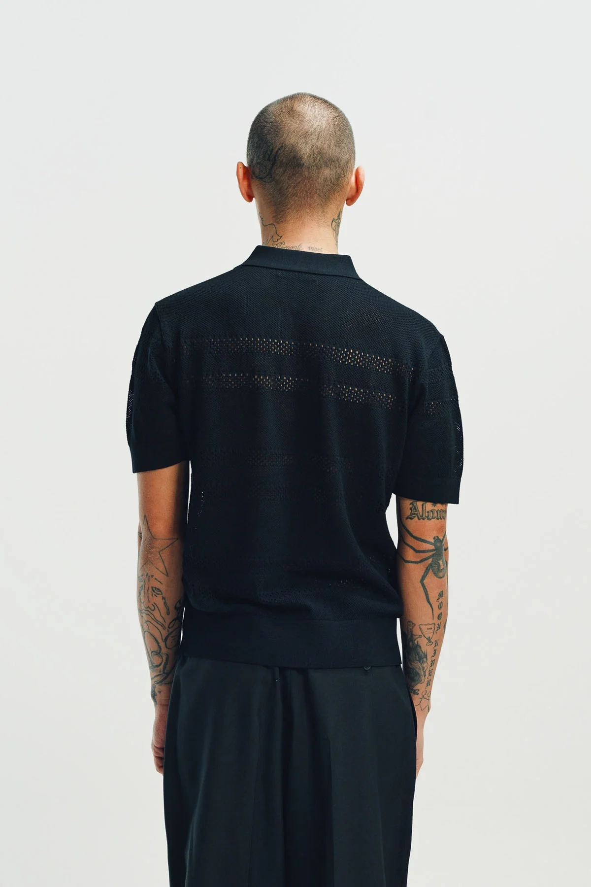 DRIES VAN NOTEN | MESH POLO SHIRT - Image 4
