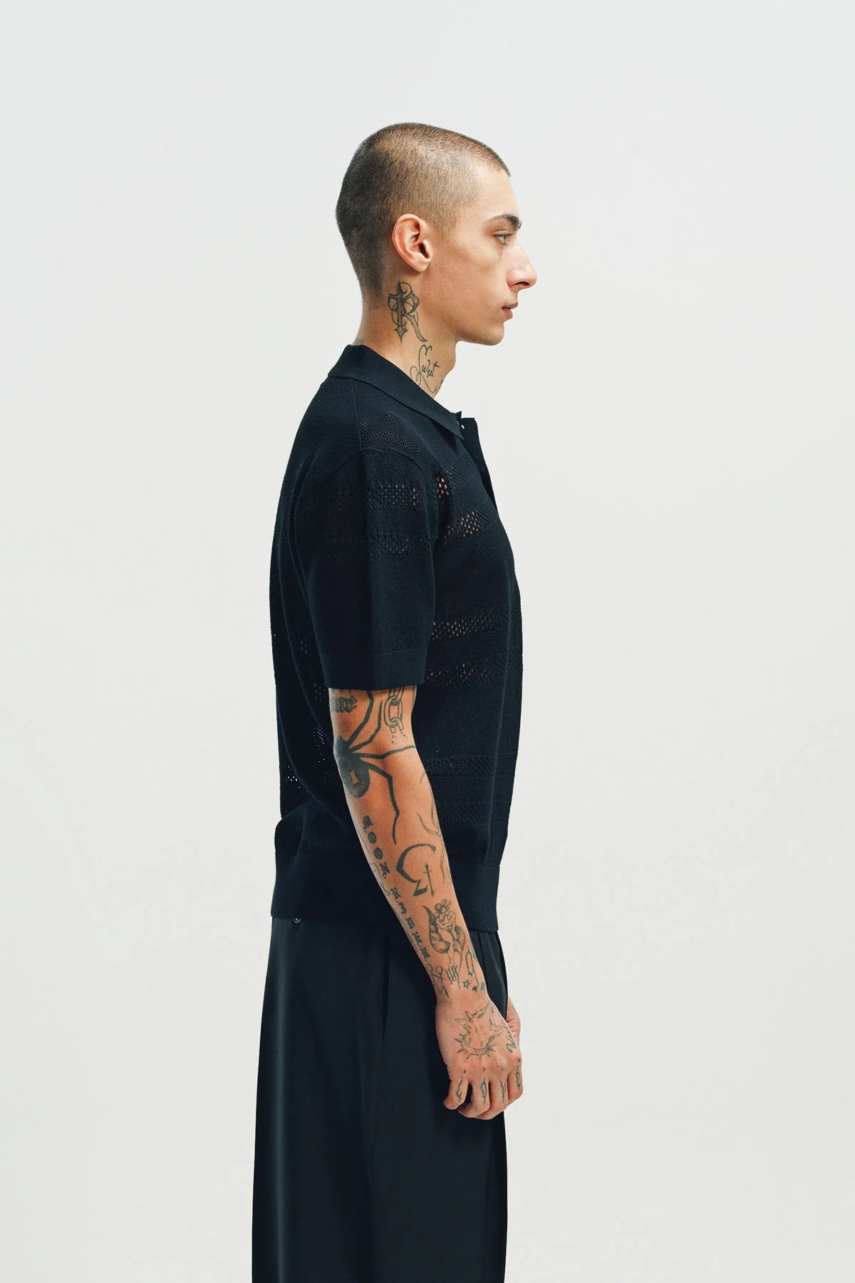 DRIES VAN NOTEN | MESH POLO SHIRT - Image 5