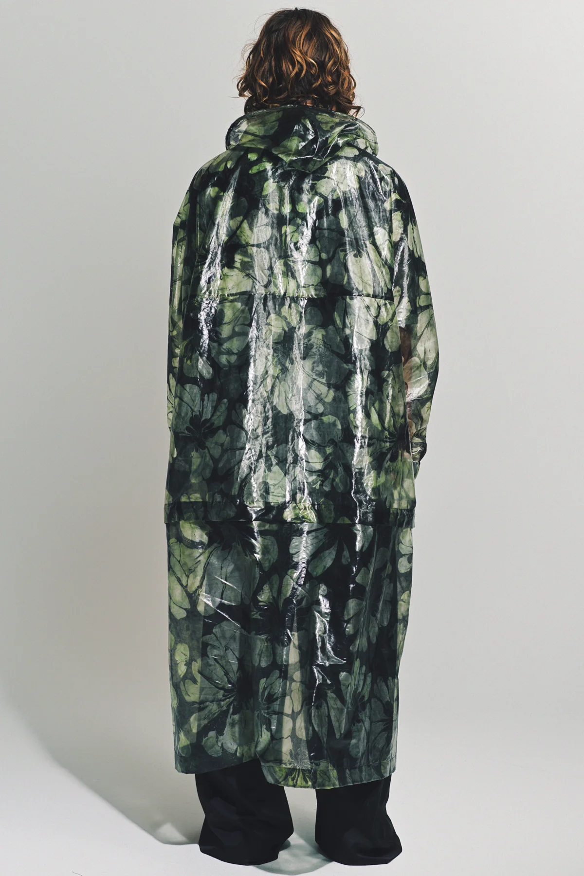 DRIES VAN NOTEN | PRINTED HOODED COAT - Image 4