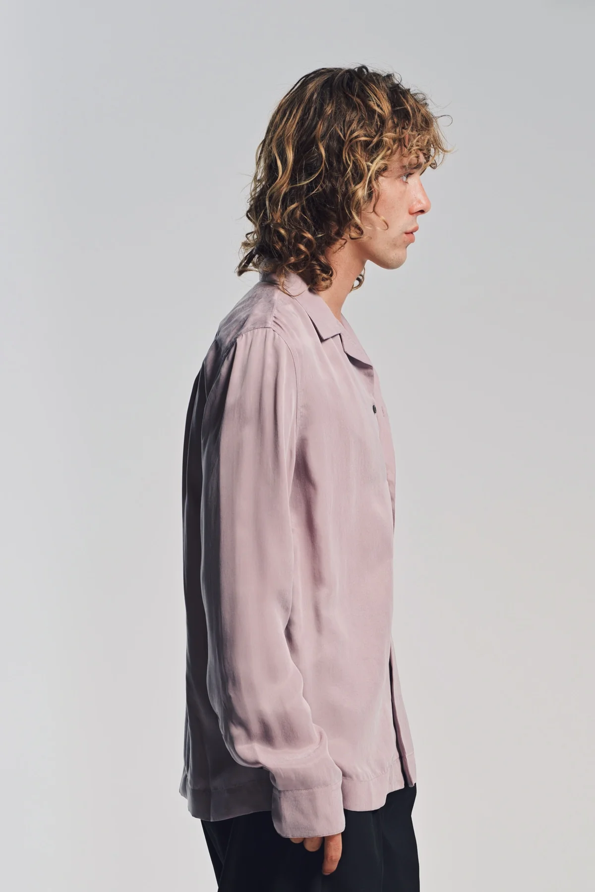DRIES VAN NOTEN | SAND WASHED LONG SLEEVE SHIRT - Image 5