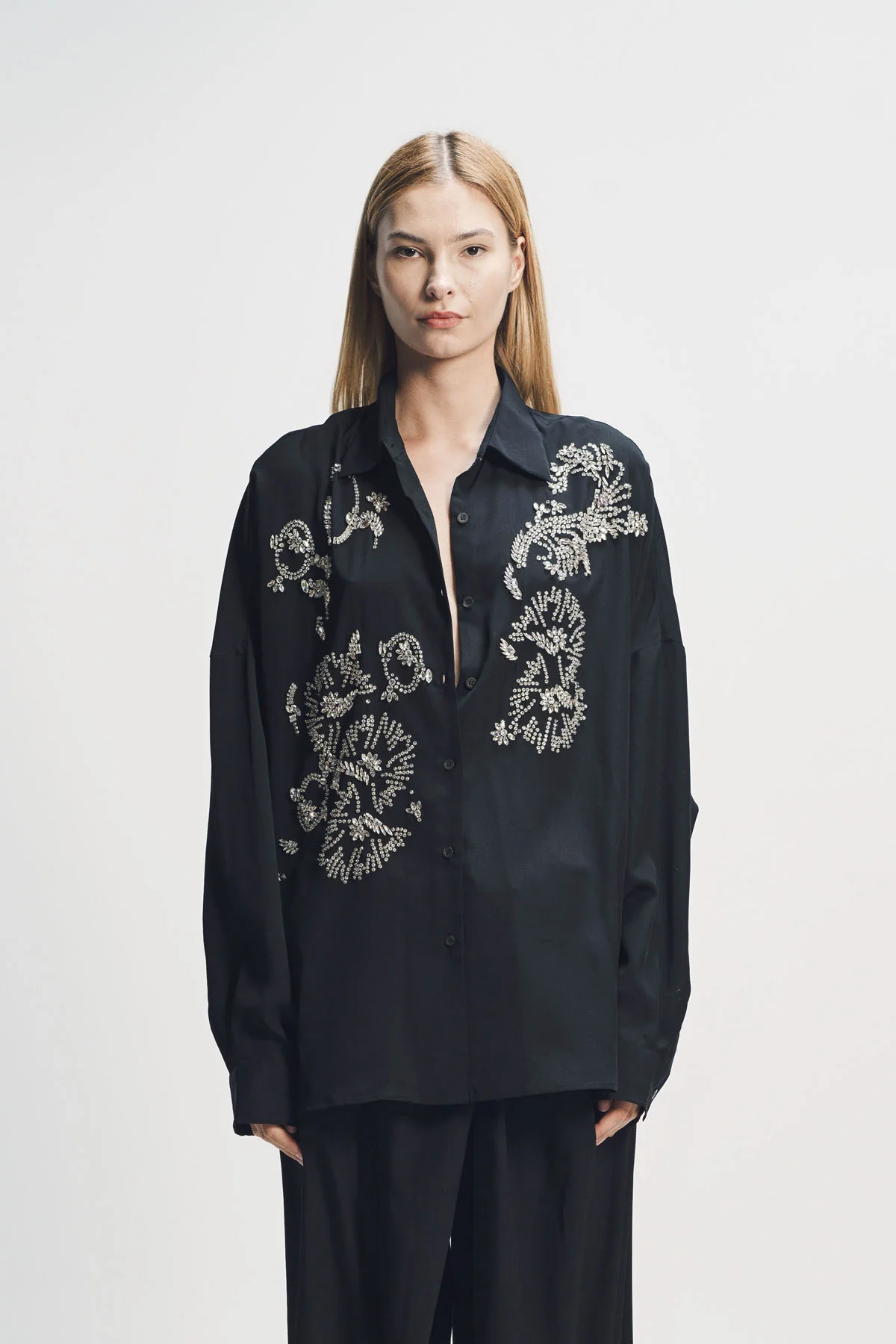 Dries Van Noten | Sequinned Long Sleeve Shirt - Image 2