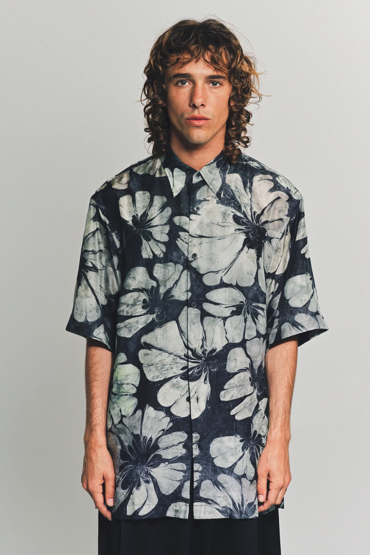 DRIES VAN NOTEN | SILK SHORT SLEEVE SHIRT - Image 2