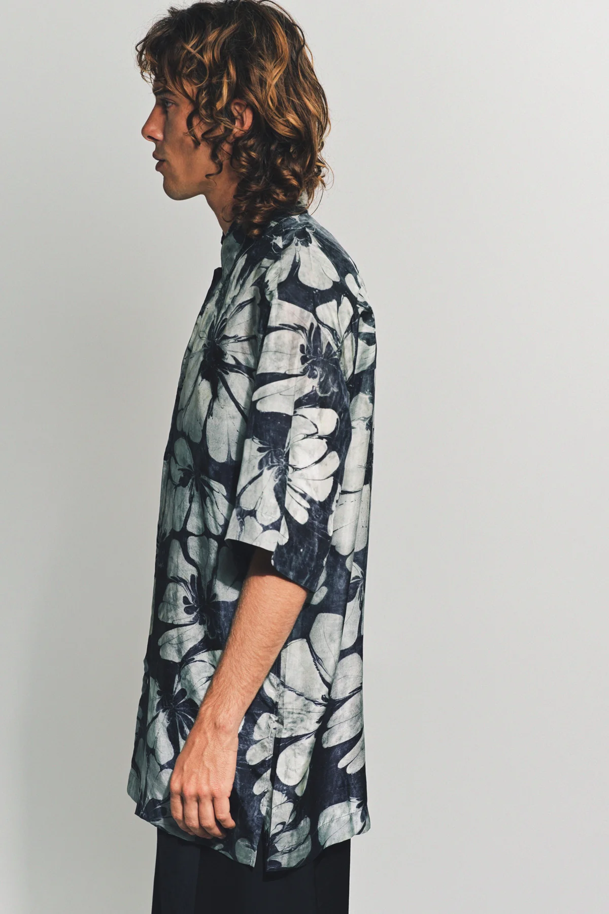DRIES VAN NOTEN | SILK SHORT SLEEVE SHIRT - Image 3