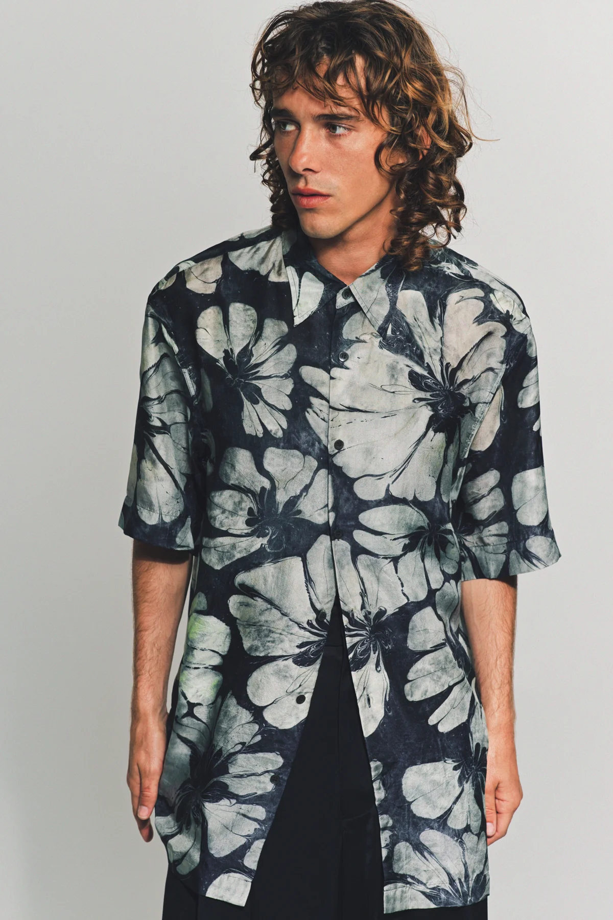 DRIES VAN NOTEN | SILK SHORT SLEEVE SHIRT - Image 5