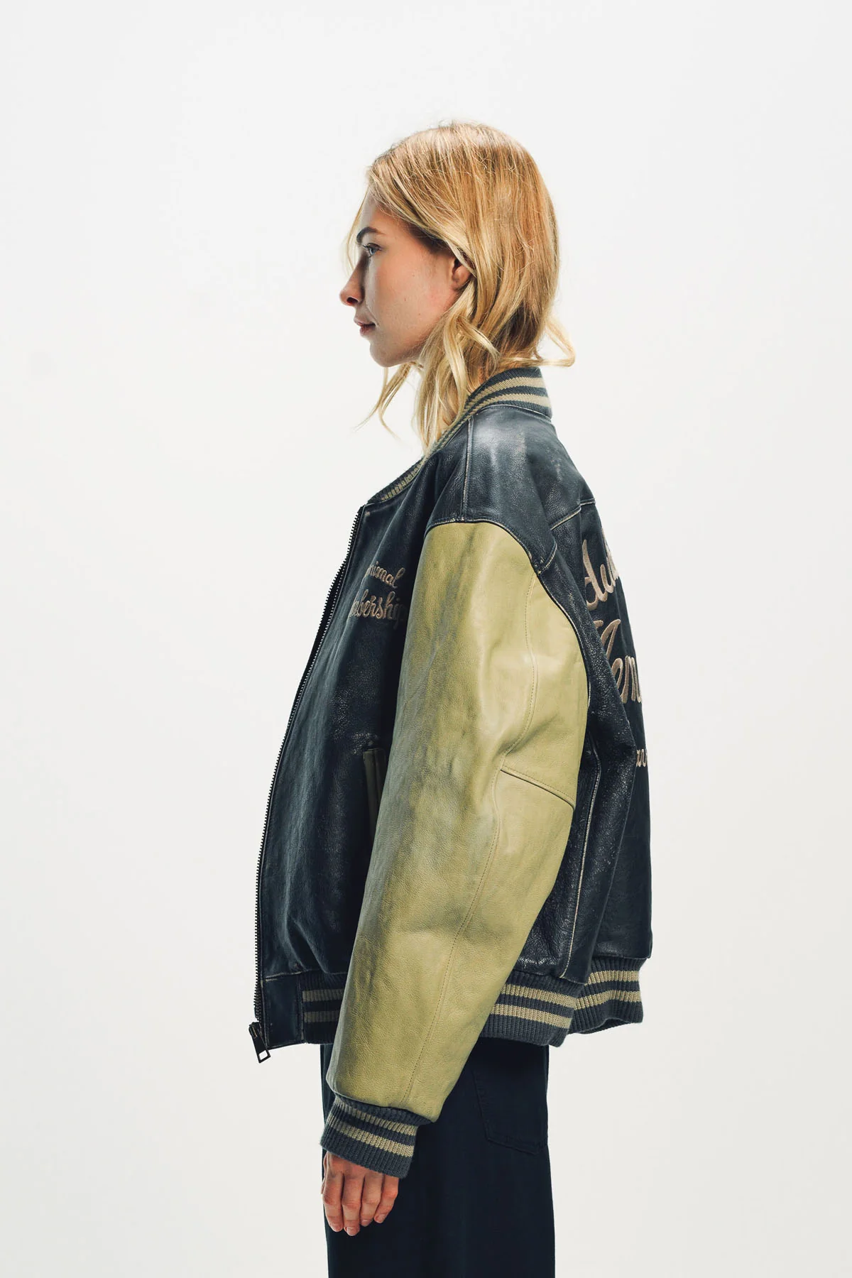 DURAN LANTINK | DURANIMAL LEATHER BOMBER JACKET - Image 3