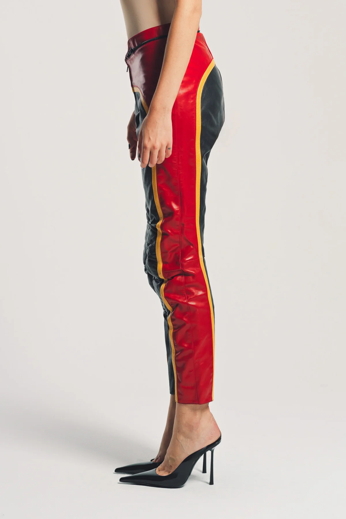 DURAN LANTINK | LEATHER BIKER PANTS - Image 3