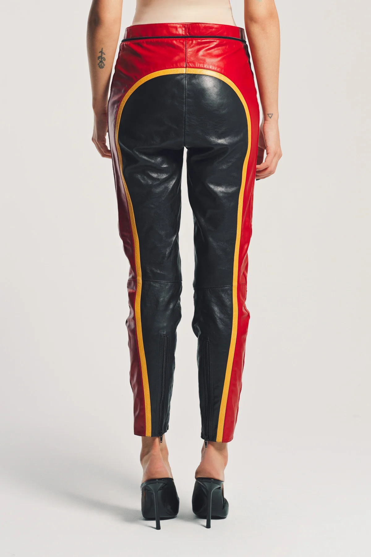 DURAN LANTINK | LEATHER BIKER PANTS - Image 4
