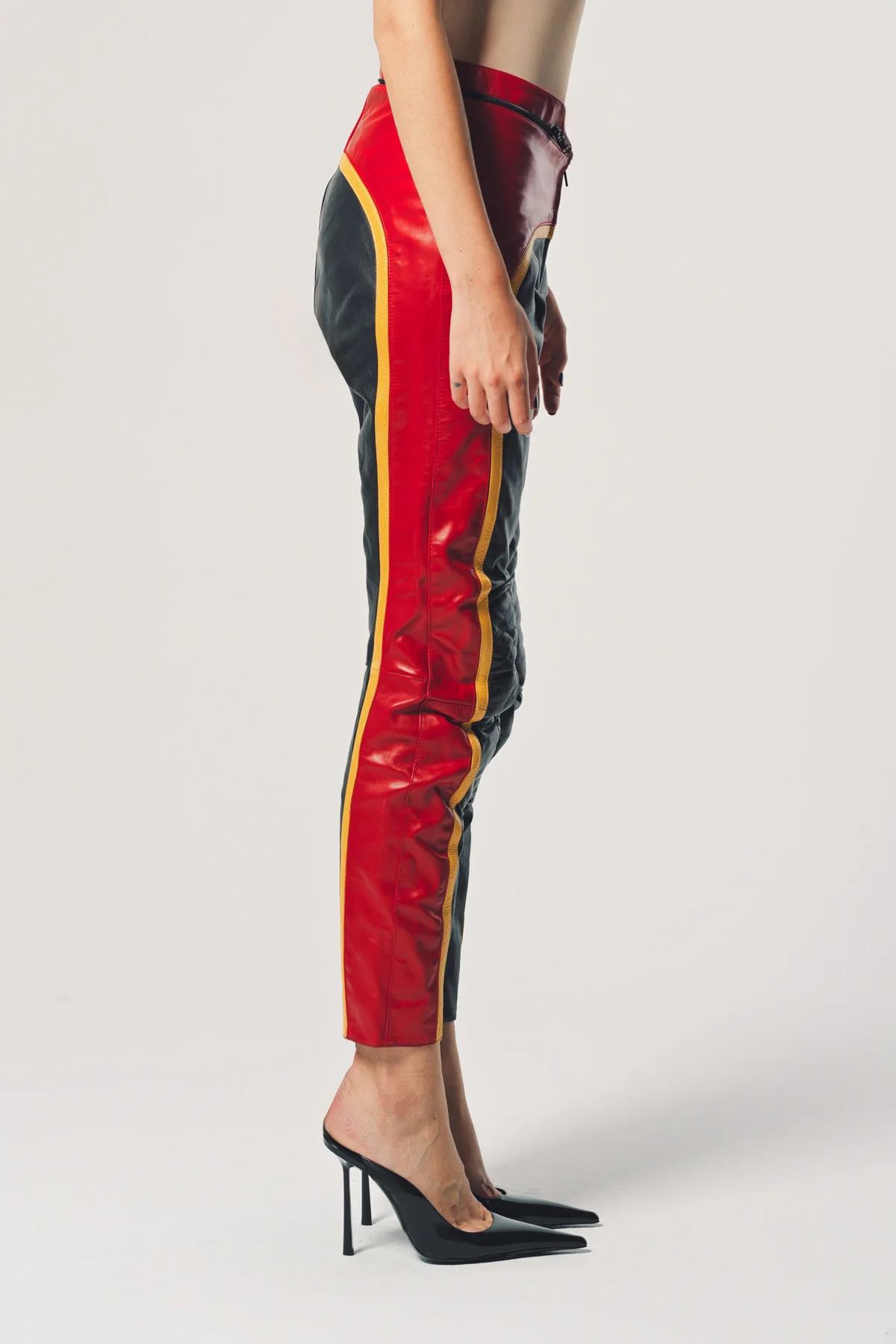 DURAN LANTINK | LEATHER BIKER PANTS - Image 5
