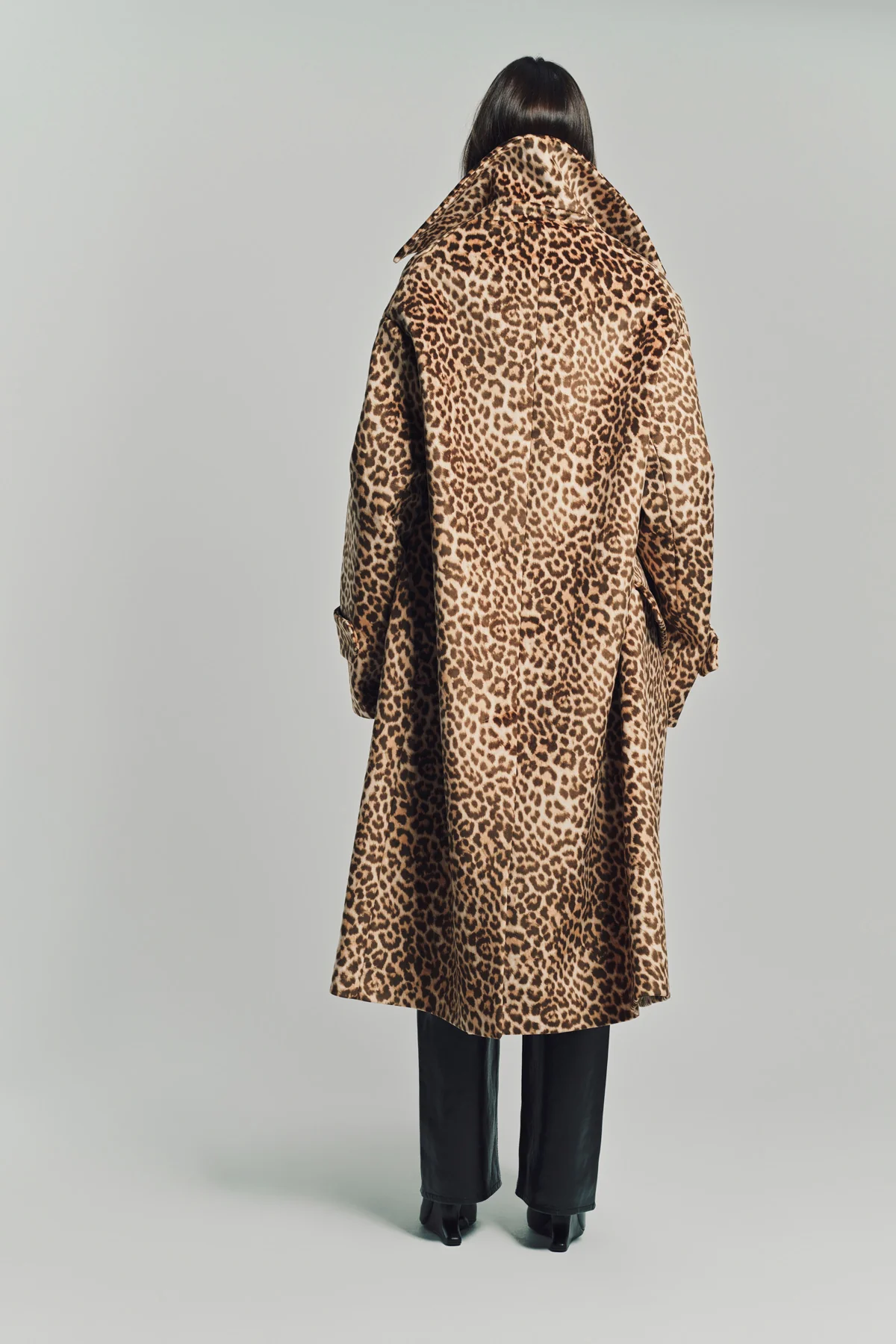 DURAN LANTINK | OVERSIZED LEOPARD TRENCH COAT - Image 5