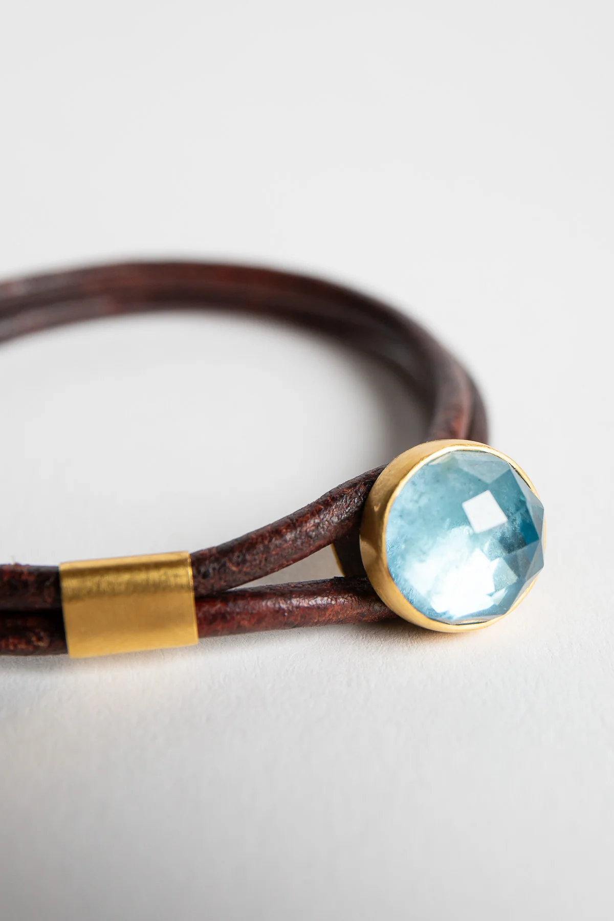 ELI HALILI | YELLOW GOLD & AQUAMRINE BRACELET - Image 2