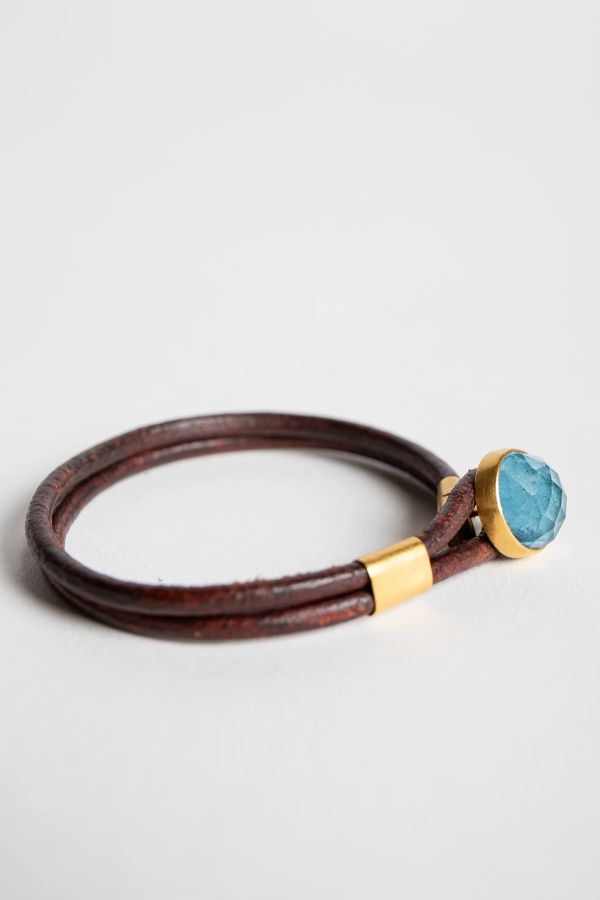 ELI HALILI | YELLOW GOLD & AQUAMRINE BRACELET - Image 3