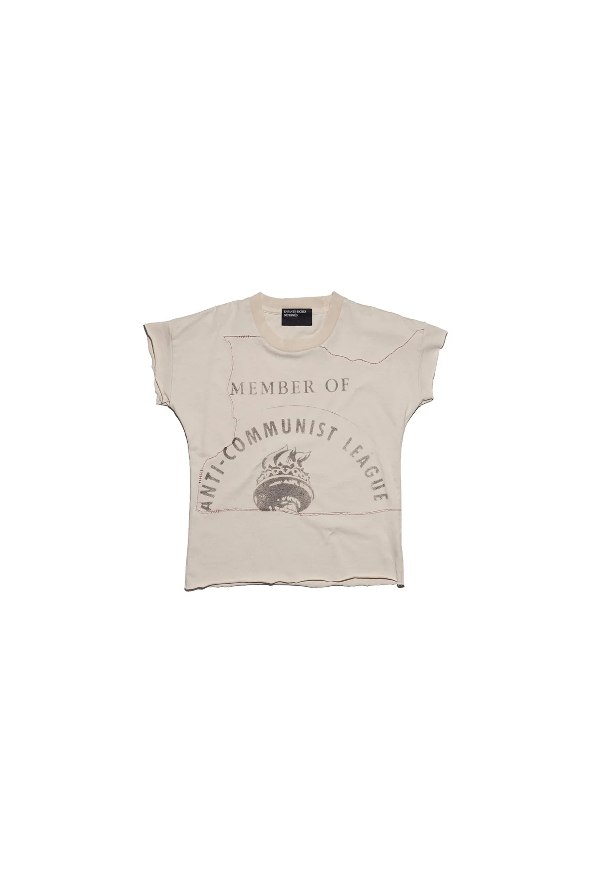 ENFANTS RICHES DÉPRIMÉS | ANTI-COMMUNIST LEAGUE SHRUNKEN T-SHIRT