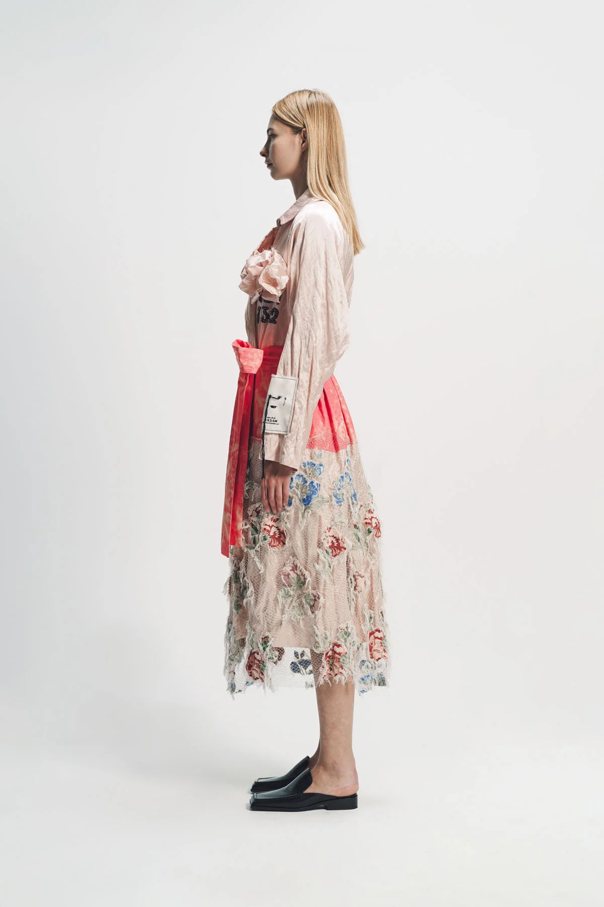 Erdem | Embellished Textured Satin Trench Coat - Image 3