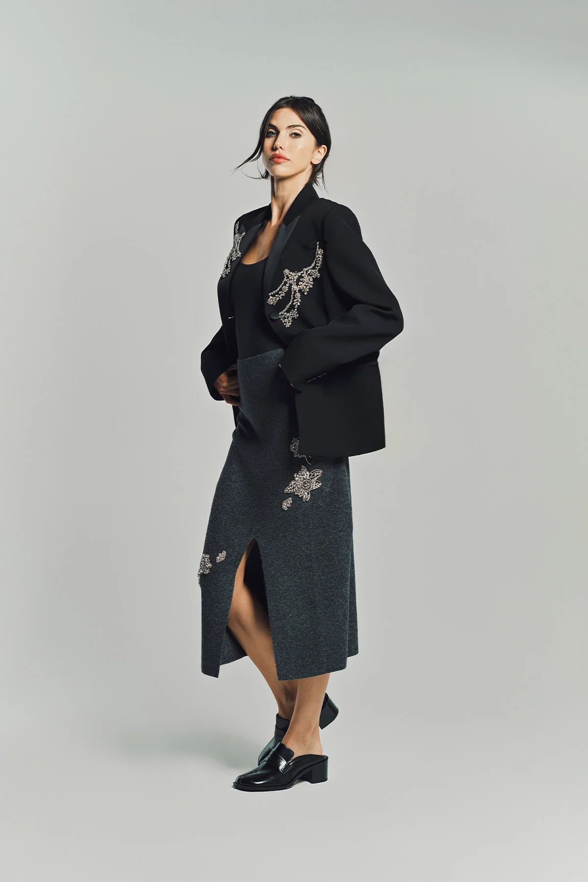ERDEM | FITTED SINGLE-BREASTED BLAZER
