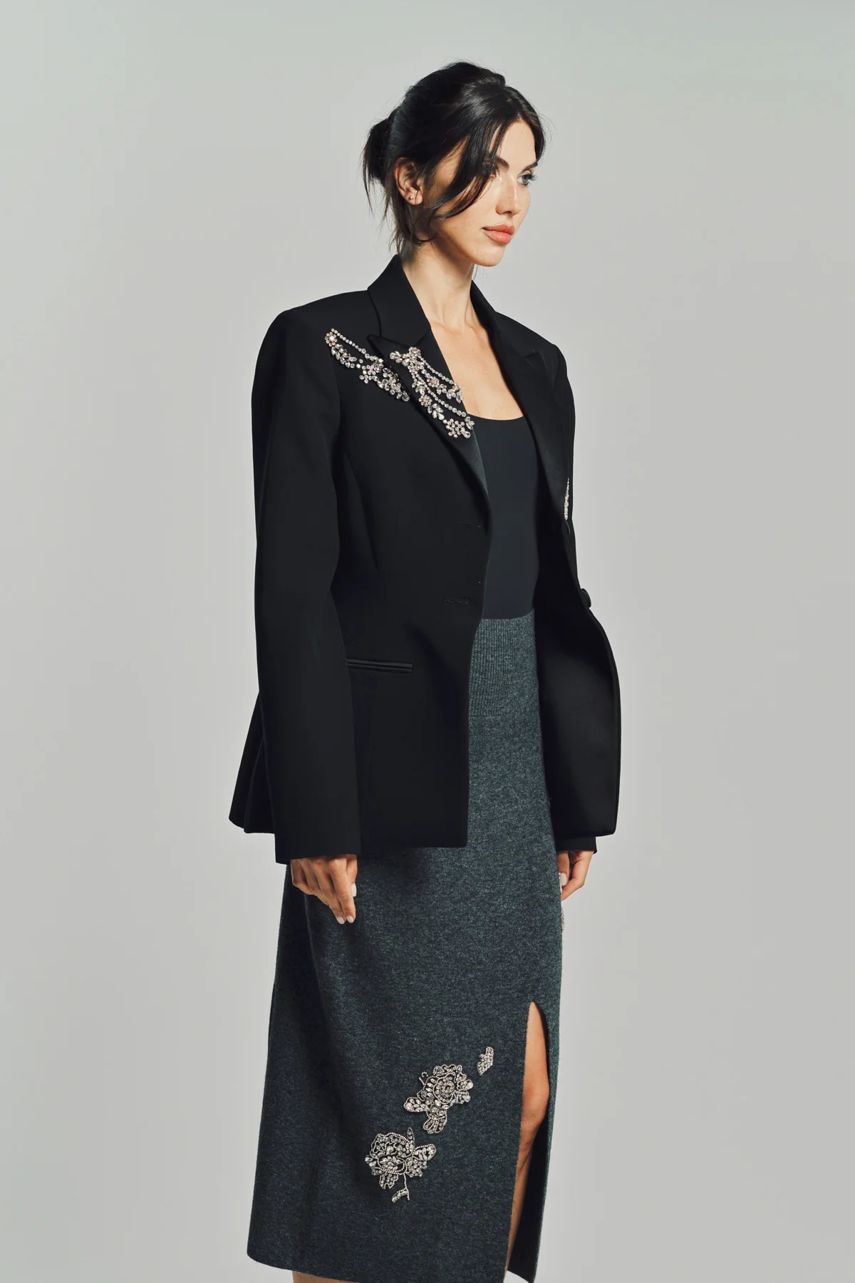 ERDEM | FITTED SINGLE-BREASTED BLAZER - Image 4