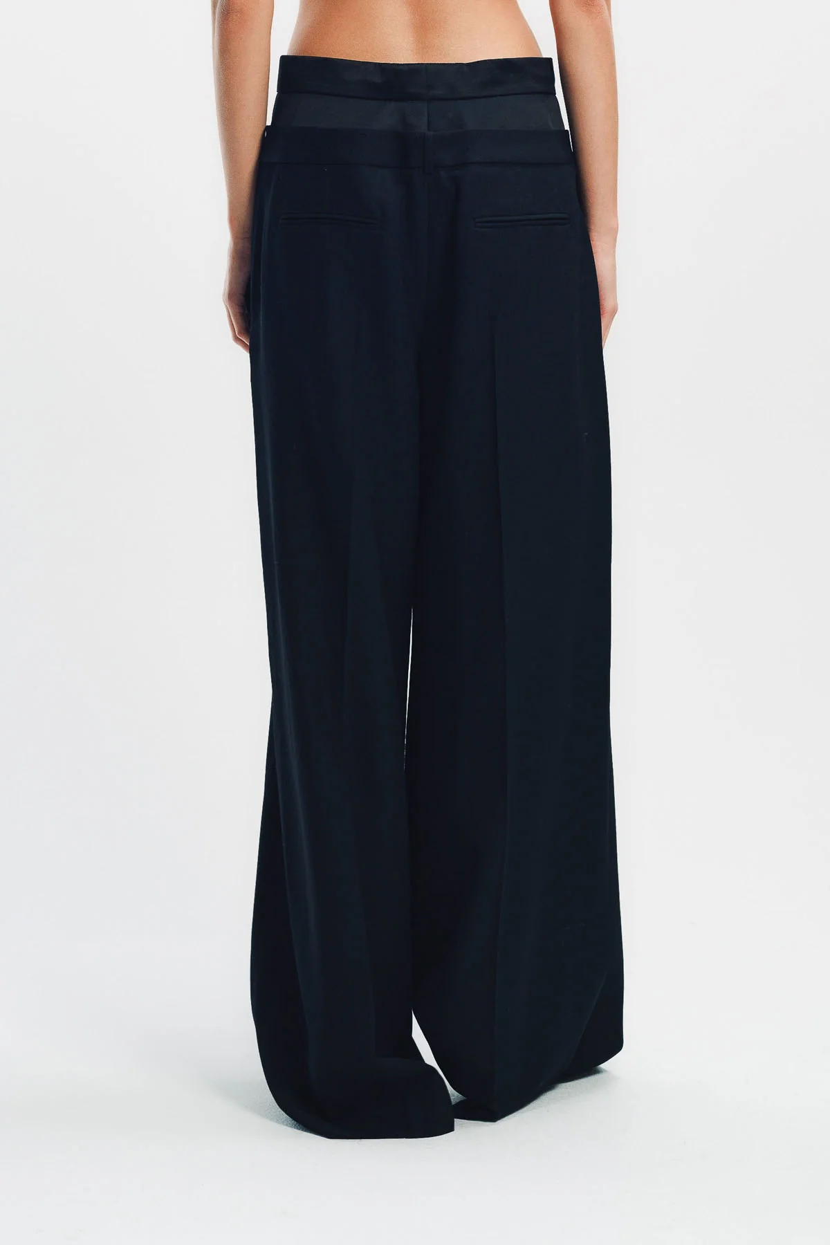 ERDEM | GRAIN DE POUDRE WIDE LEG TROUSERS - Image 4