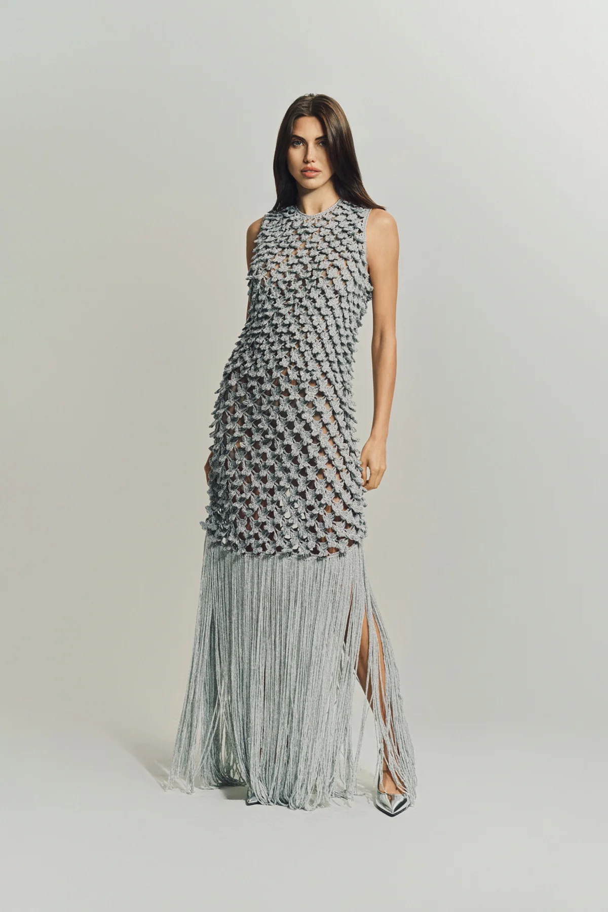 ERDEM | LUREX CROCHET DRESS