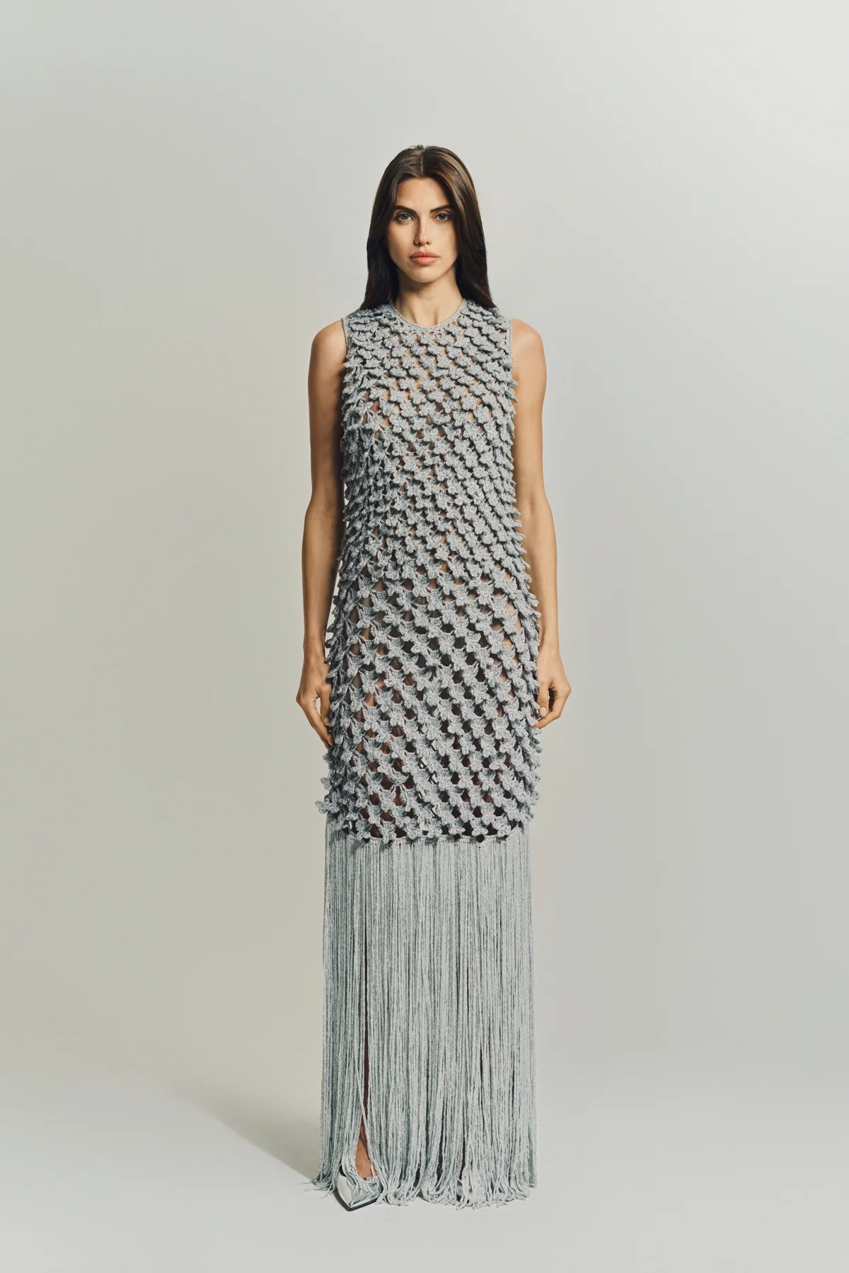 ERDEM | LUREX CROCHET DRESS - Image 2