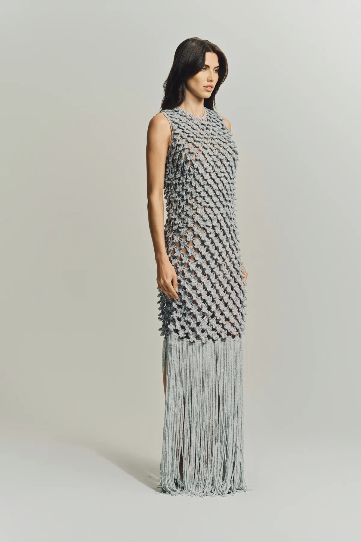 ERDEM | LUREX CROCHET DRESS - Image 4