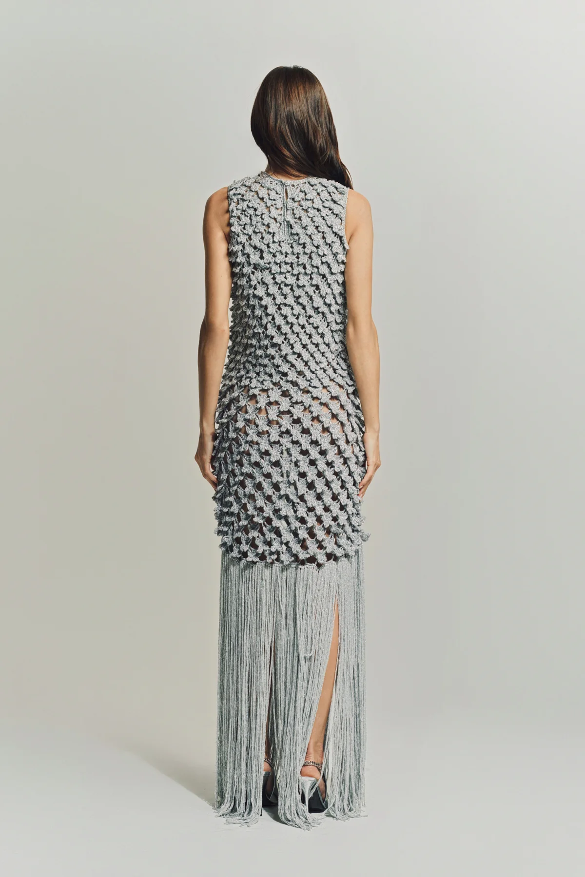 ERDEM | LUREX CROCHET DRESS - Image 5
