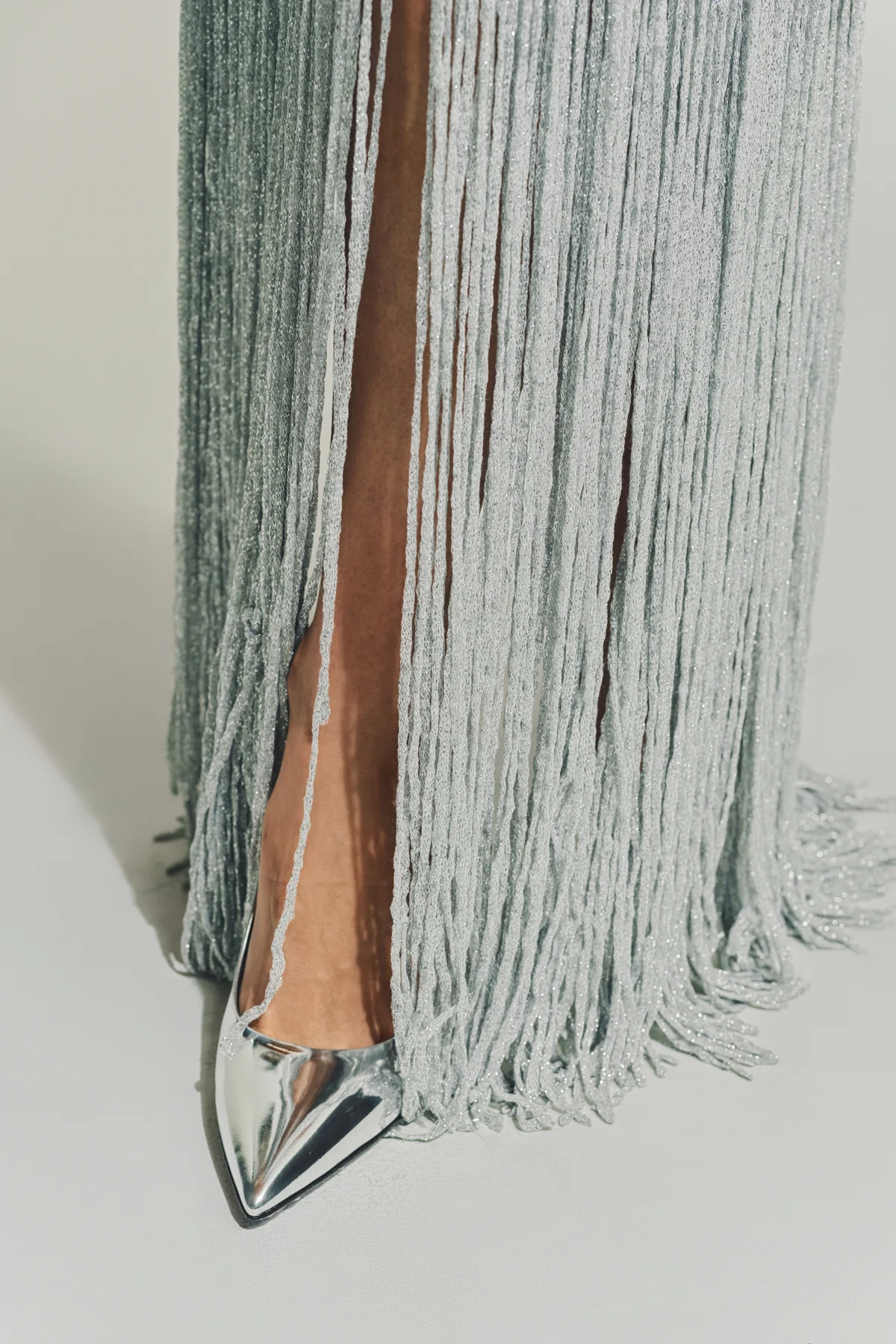 ERDEM | LUREX CROCHET DRESS - Image 6