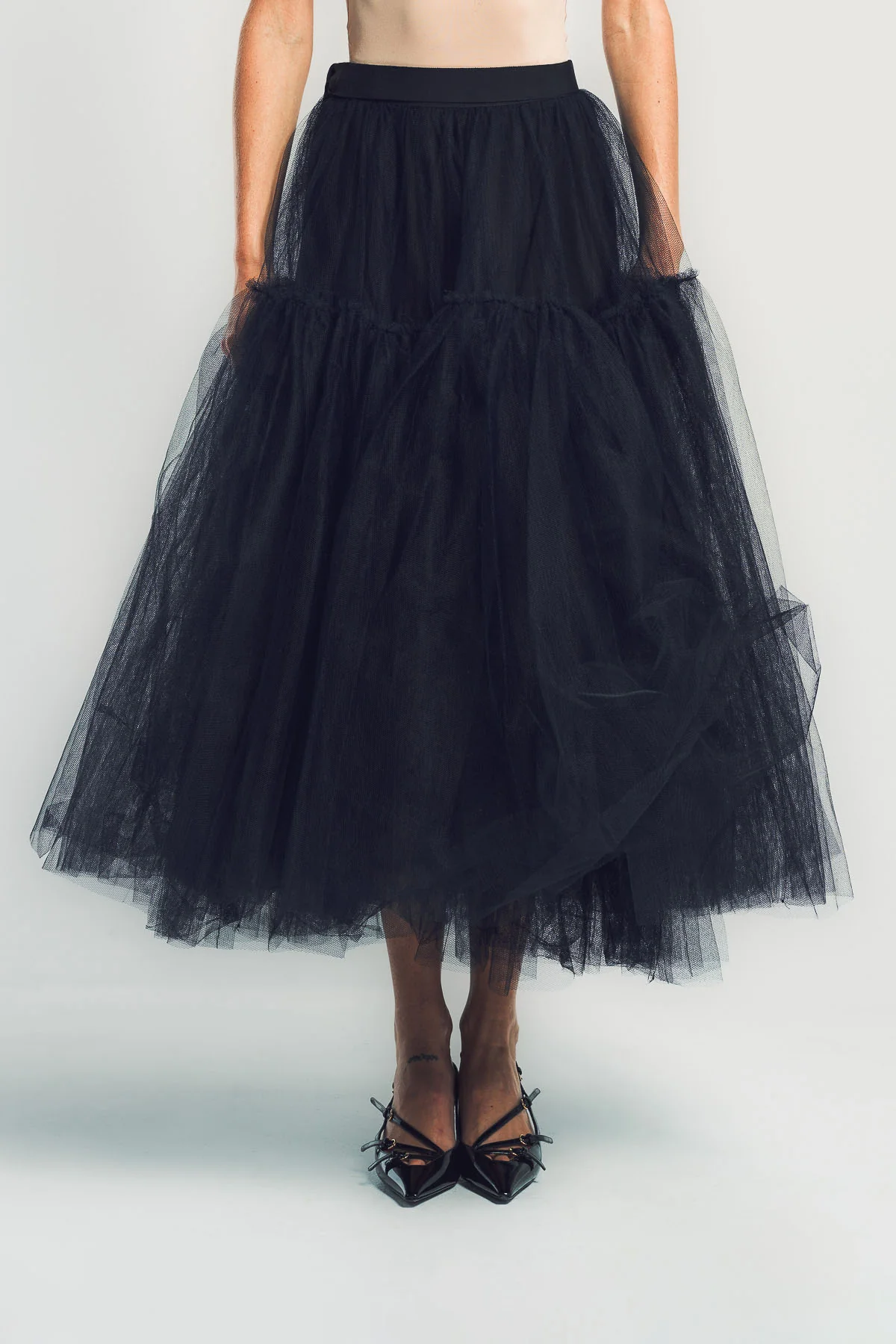 ERDEM | TULLE FULL MIDI SKIRT - Image 2