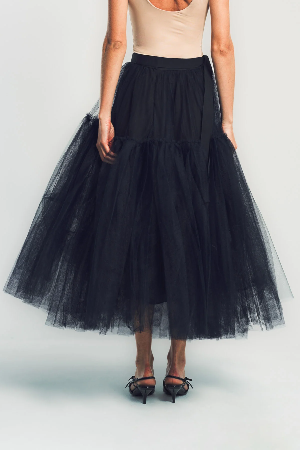 ERDEM | TULLE FULL MIDI SKIRT - Image 4