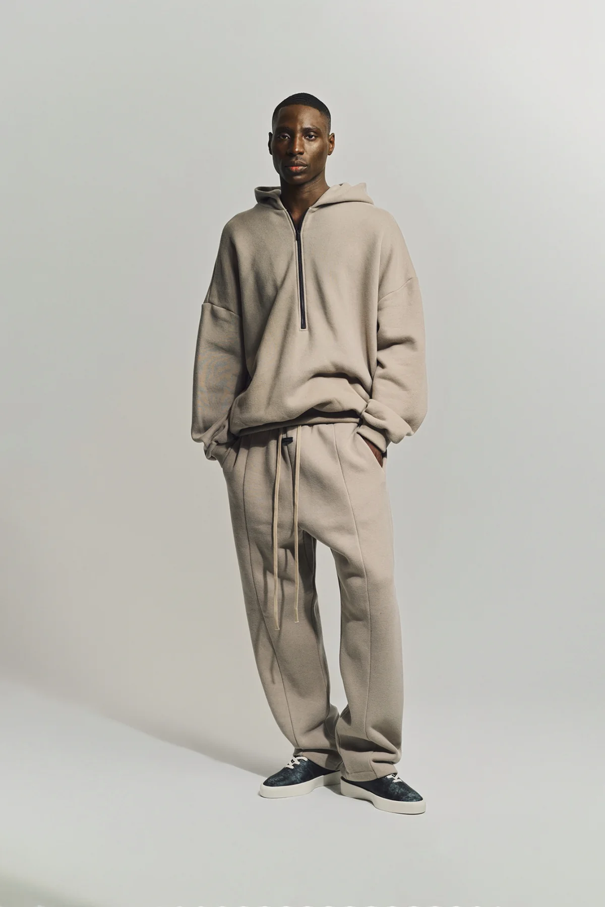 FEAR OF GOD | HALF ZIP HOODIE