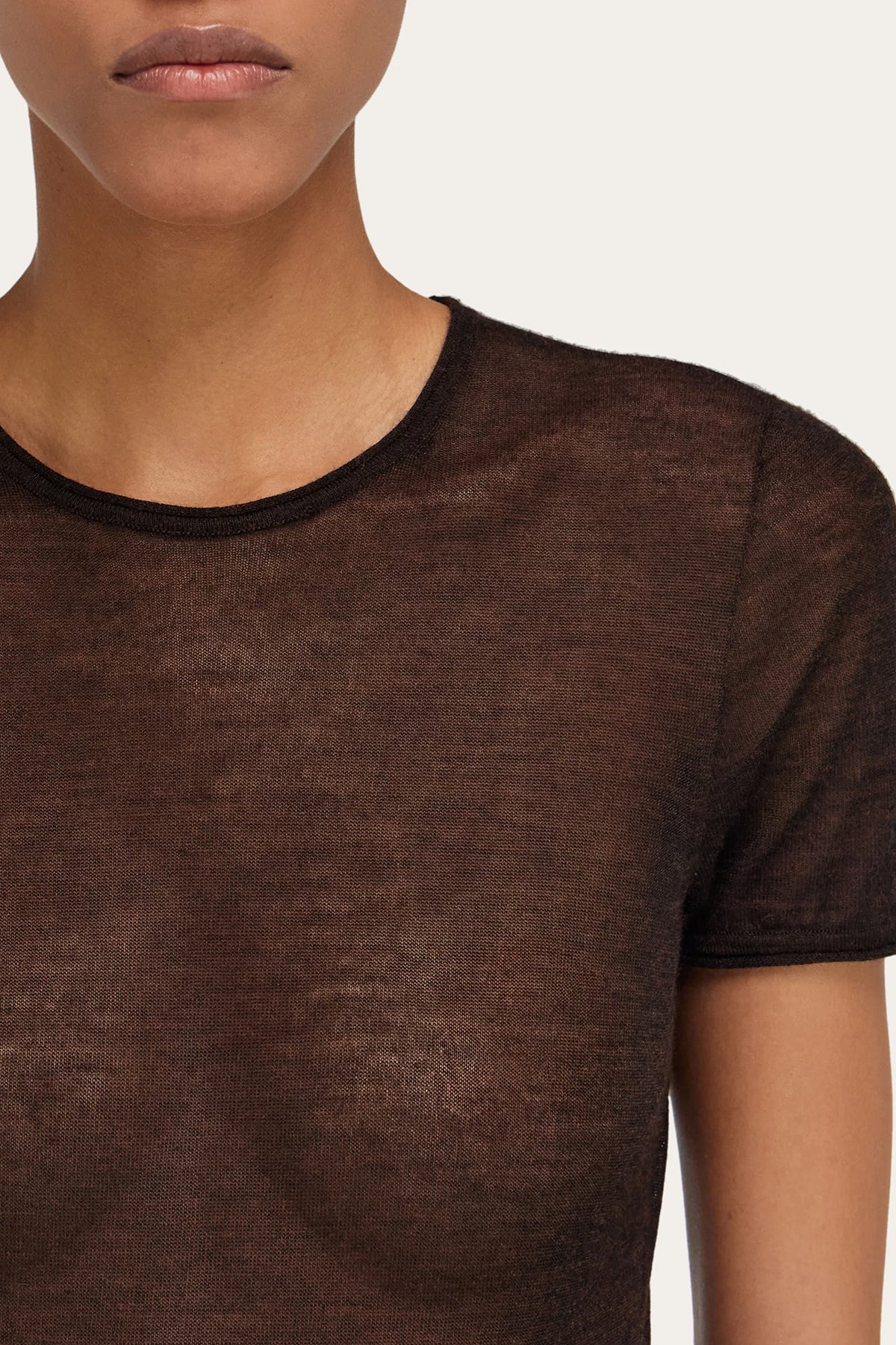 FERRAGAMO | KNIT SHORT SLEEVE TEE - Image 4