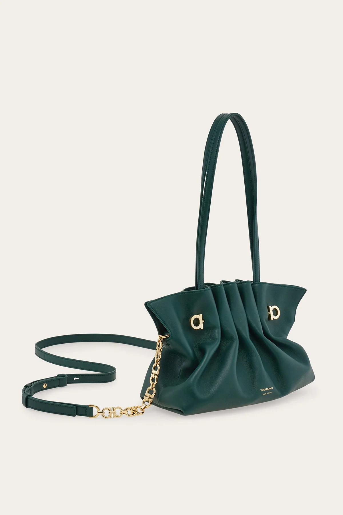 FERRAGAMO | LARGE DUMPLING SOFT SHOULDER BAG - Image 4