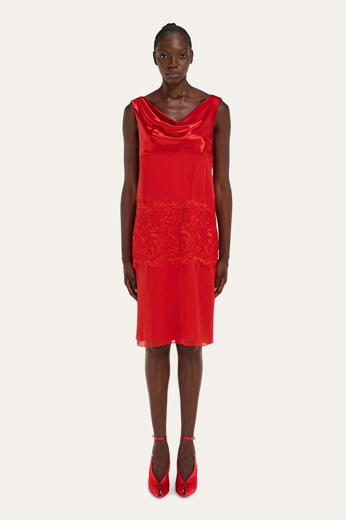 FERRAGAMO | SILK CHIFFON DRESS - Image 2