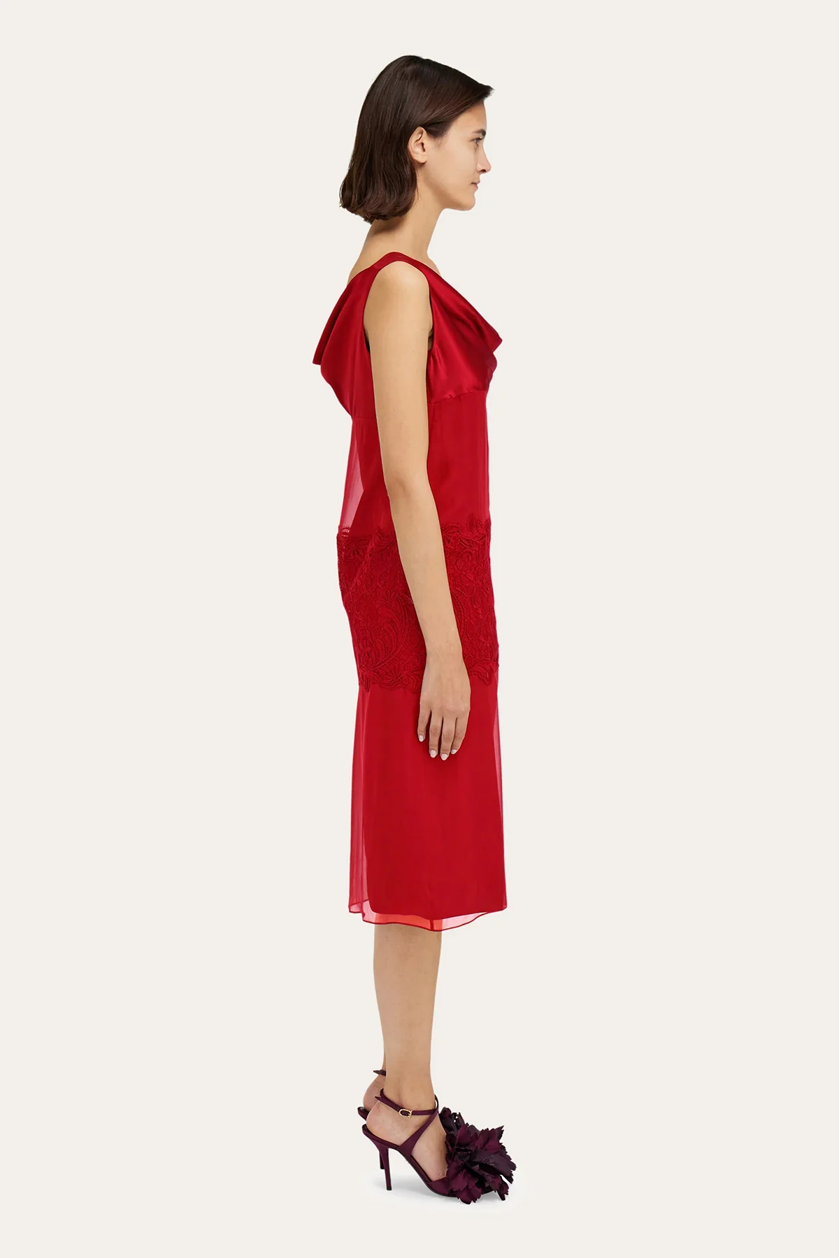 FERRAGAMO | SILK CHIFFON DRESS - Image 3