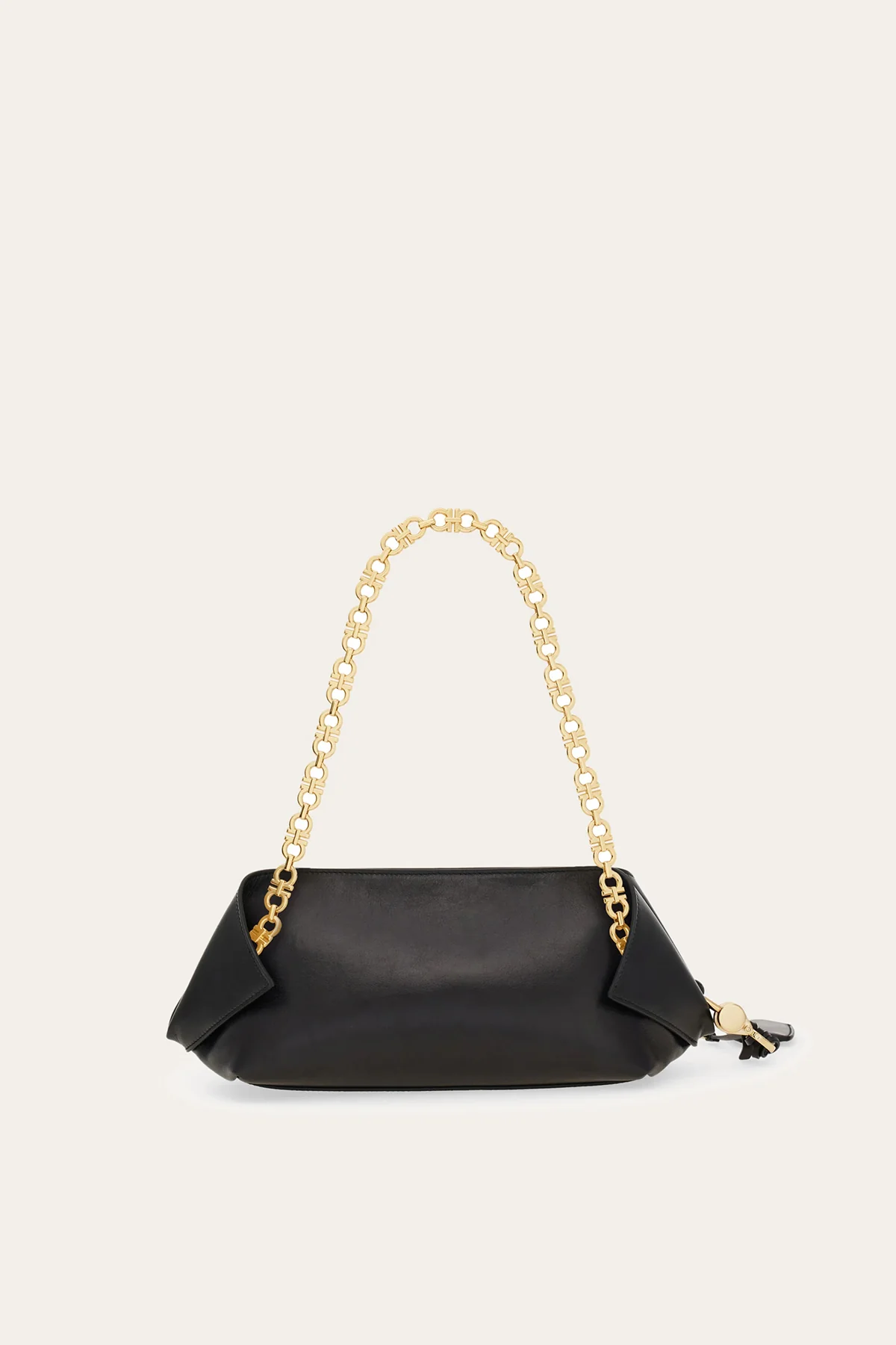 FERRAGAMO | SMALL FOLDED SHOULDER BAG WITH CHAIN - Image 3