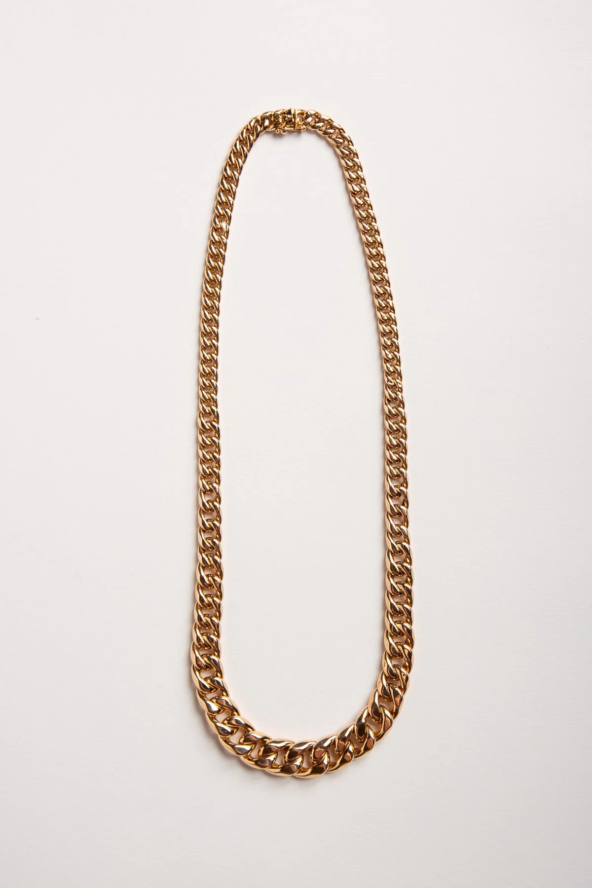 FRENCH | VINTAGE 18K PINK GOLD LINK NECKLACE - Image 2