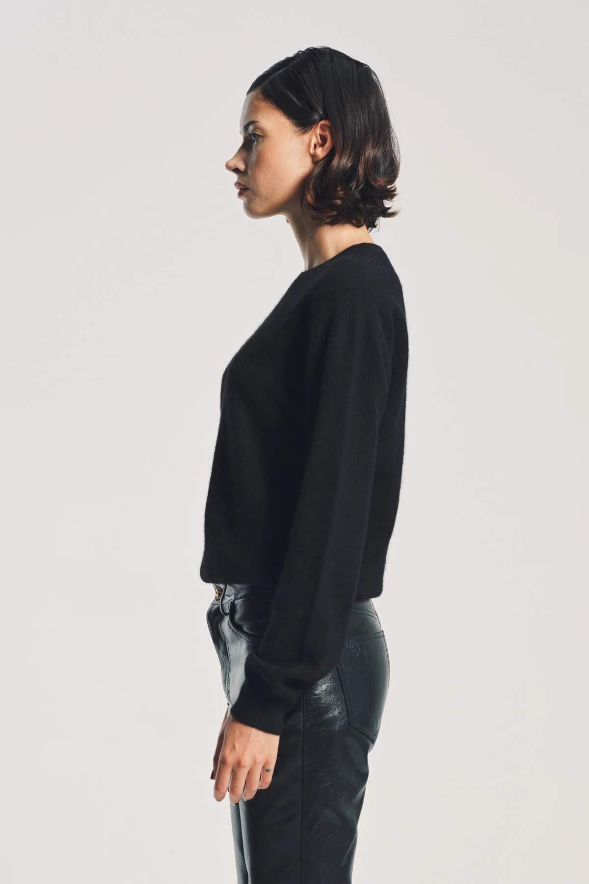 FRENCKENBERGER | MINI R-NECK SWEATER - Image 3