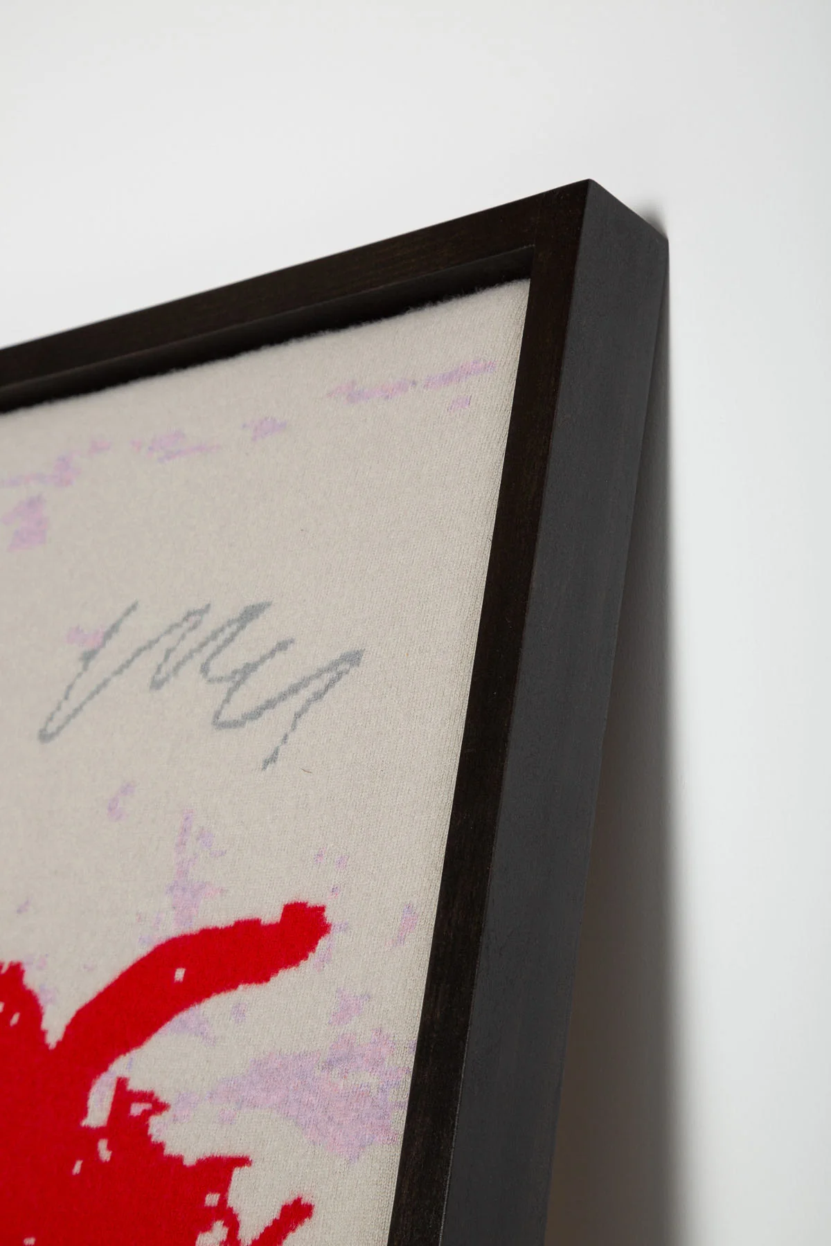 FRENCKENBERGER | SHANE MACGOWAN "GREETINGS FROM VEGAS" CASHMERE BLANKET, FRAMED - Image 3