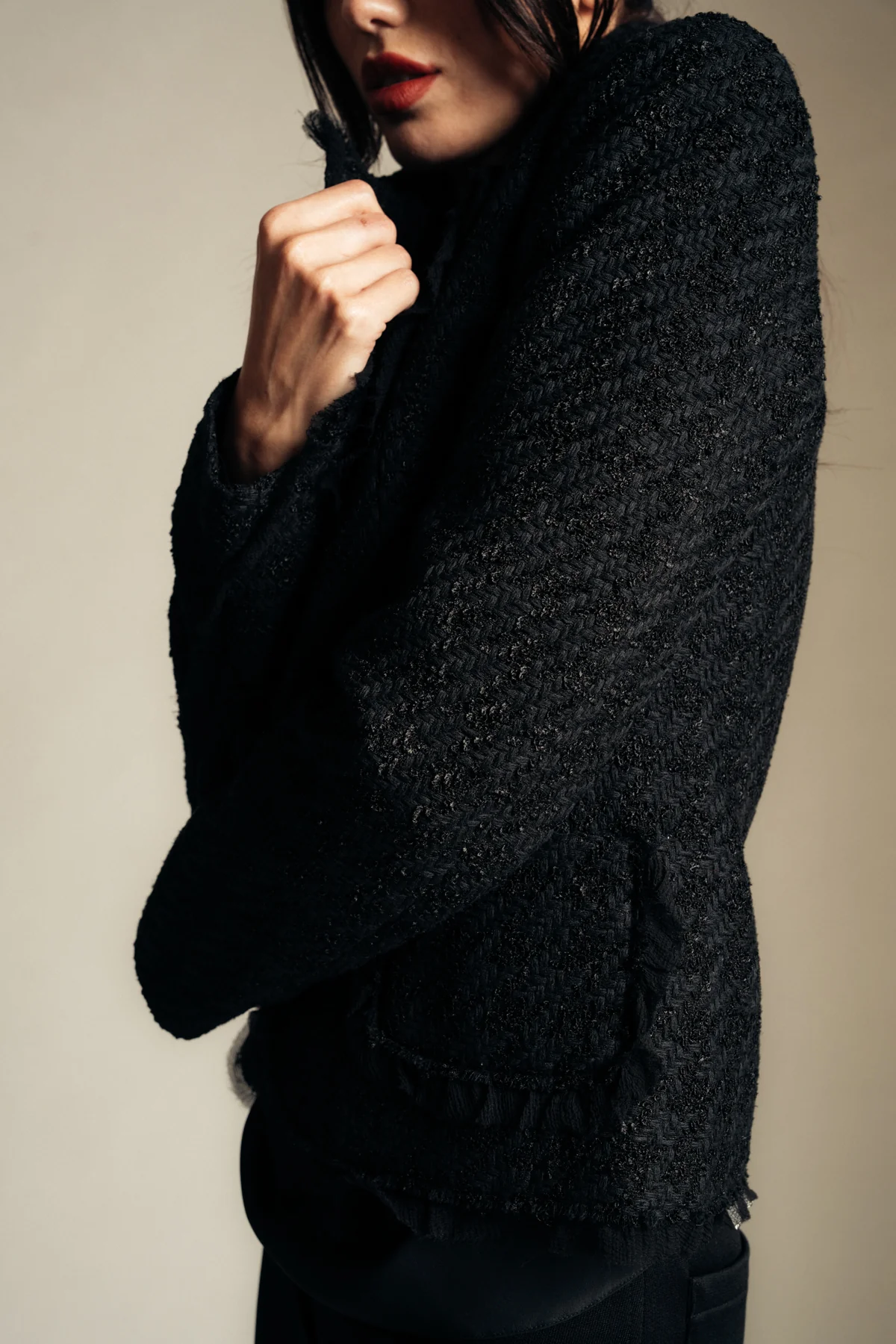 GIVENCHY | HOUNDSTOOTH TWEED JACKET - Image 5