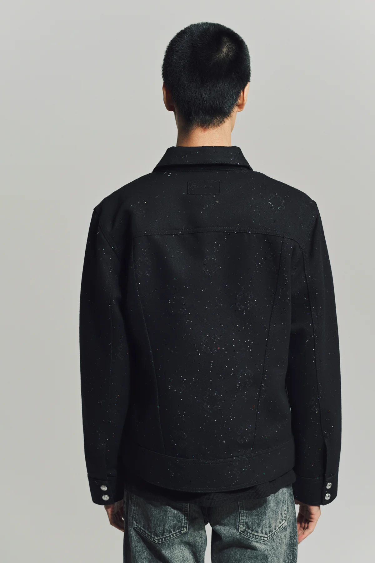 GIVENCHY | JACKET IN MONOGRAM 72 DENIM WITH SEQUINS - Image 4