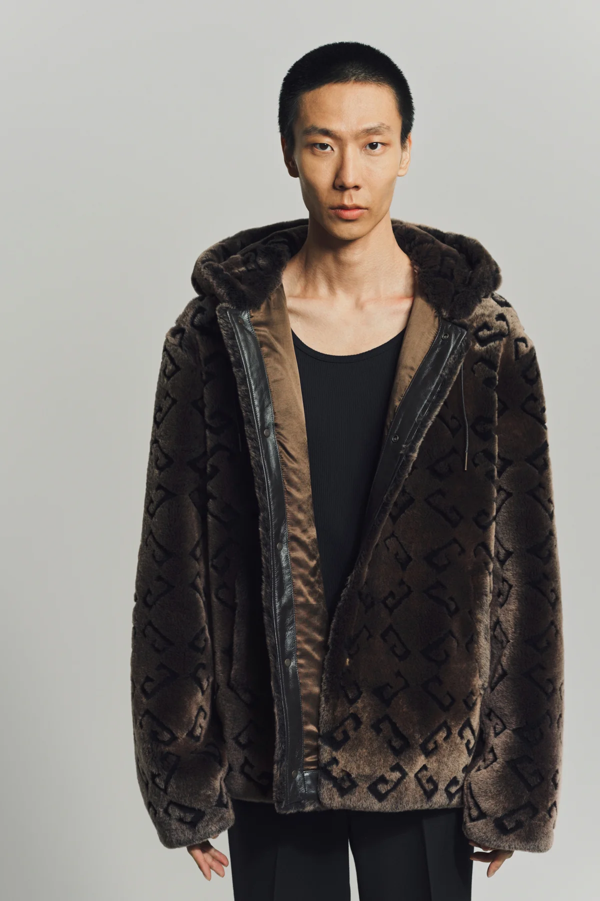 GIVENCHY | JACKET IN SHEARLING WITH MONOGRAM 72 - Image 4