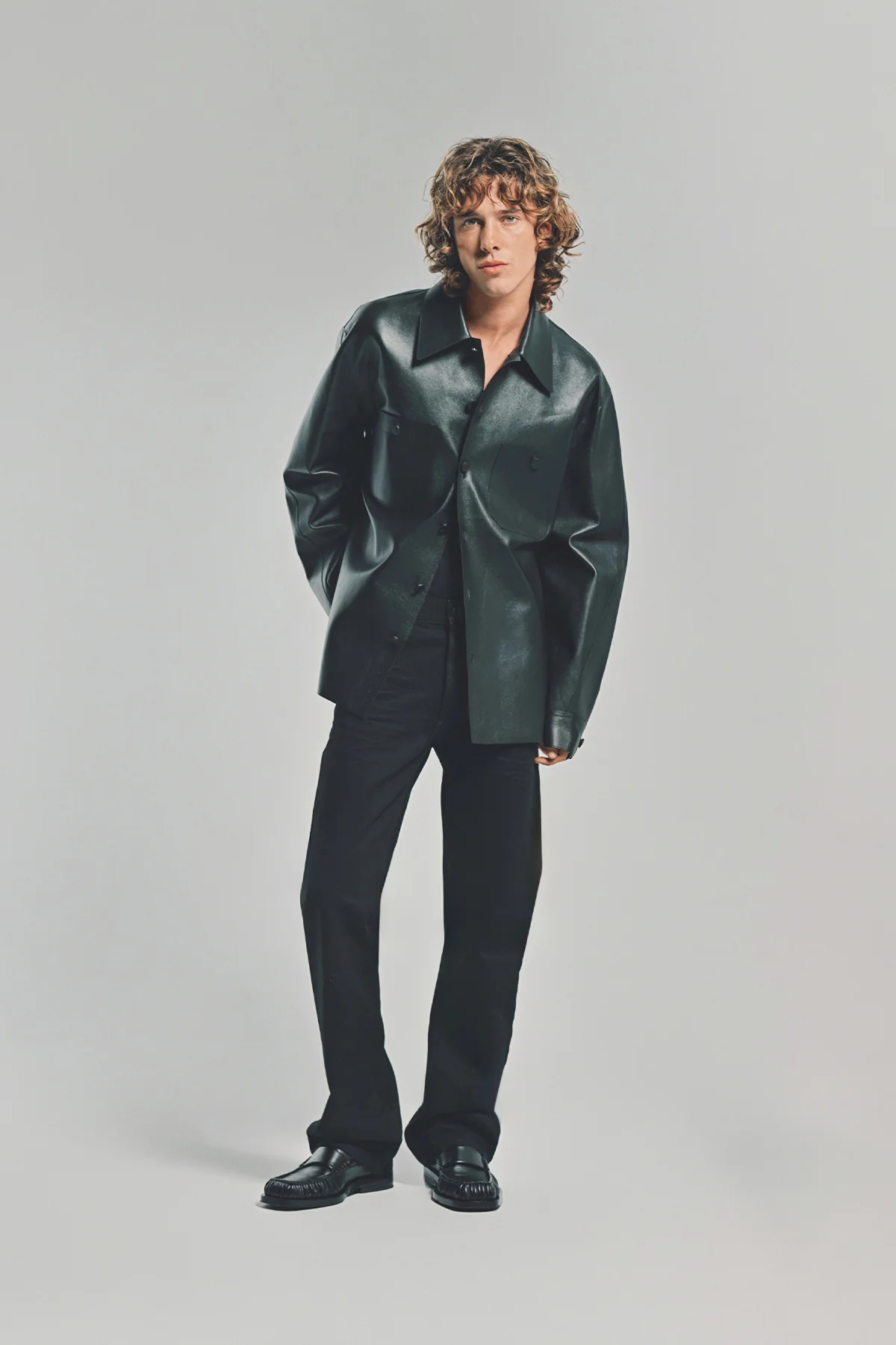 GIVENCHY | LEATHER OVERSHIRT