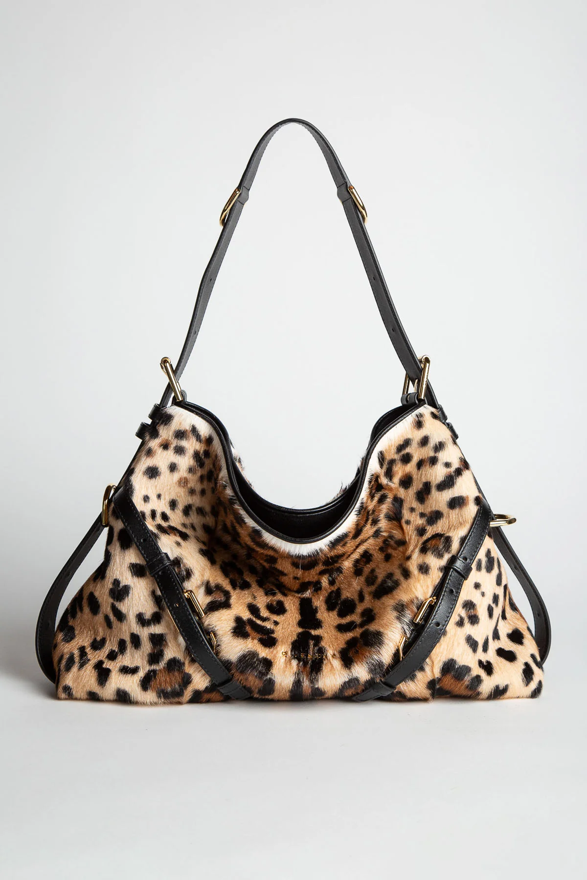 GIVENCHY | MEDIUM VOYOU BAG IN LEOPARD
